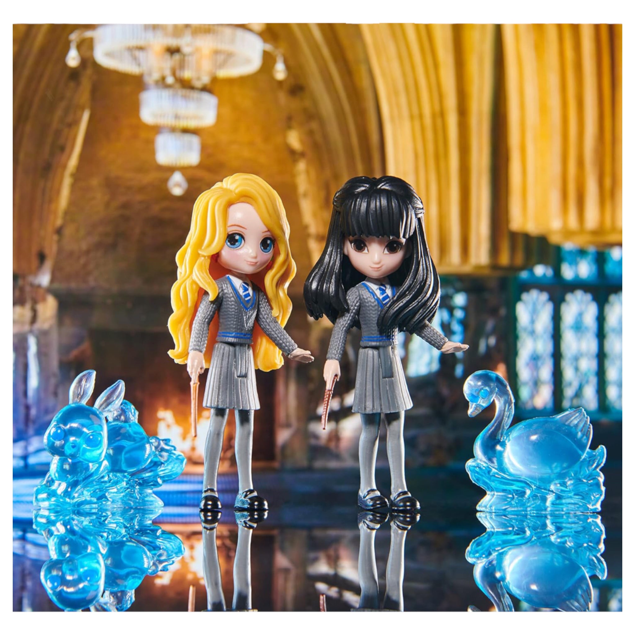 Set Patronus Friendship Mini Figuras Harry Potter Luna y Cho Spin Master