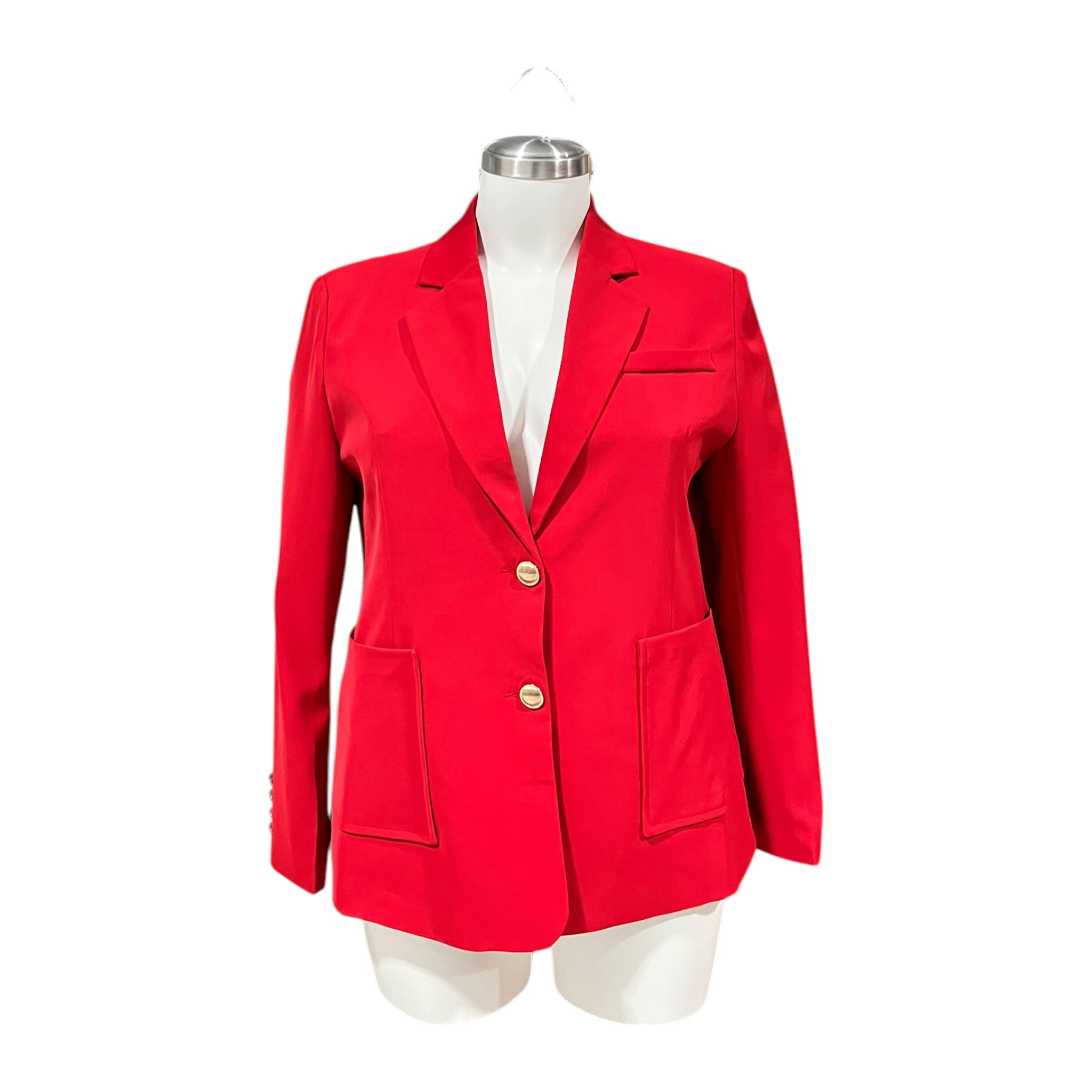 Saco Clásico Elegante Rojo Curvy LC