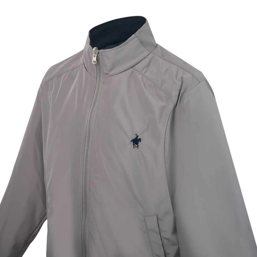 Chamarra Doble Vista Gris/Marino Rock Hampton Polo Team