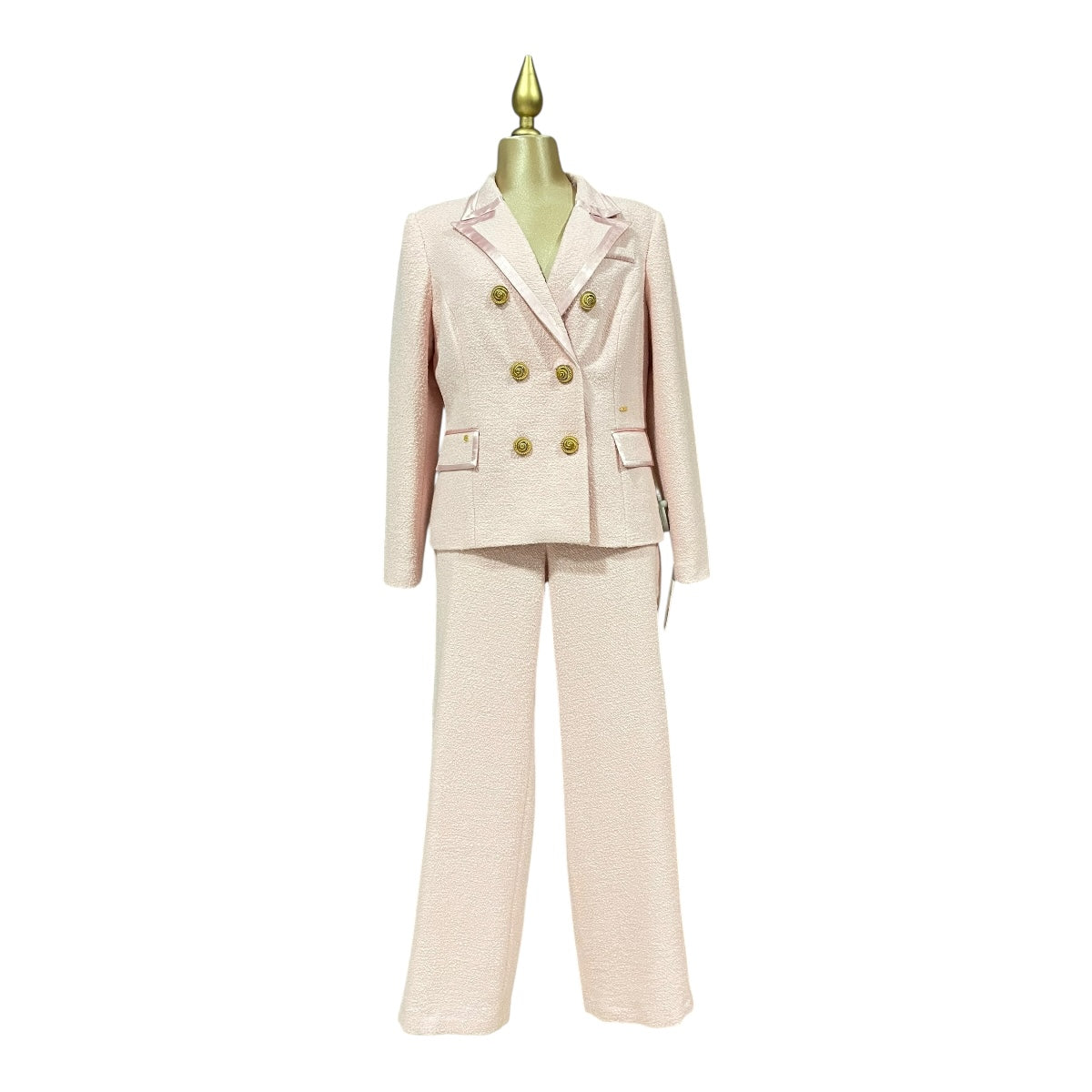 Conjunto De Saco Y Pantalón Rosa Para Dama MUSSI