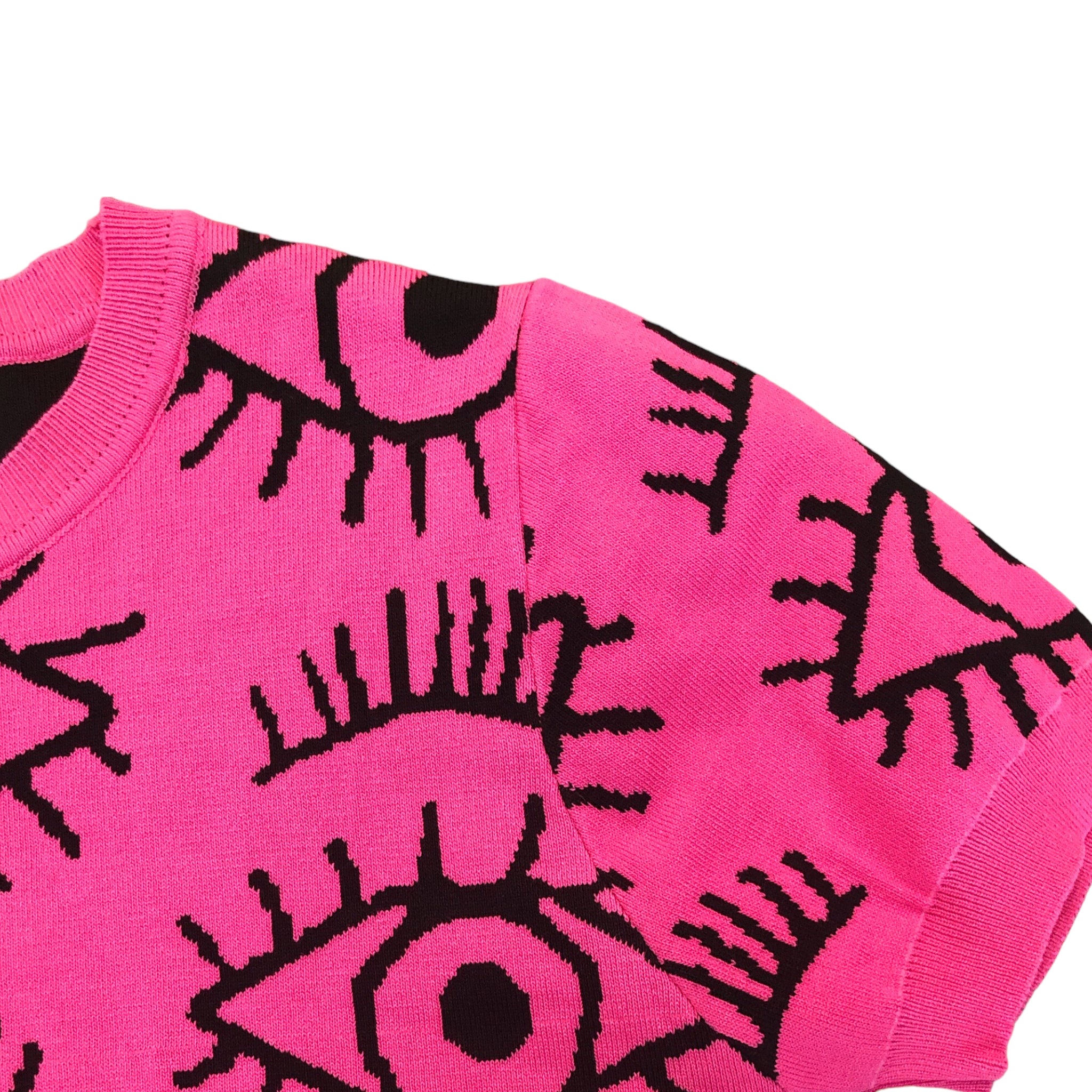 Playera Estampado Ojitos Fucsia LC