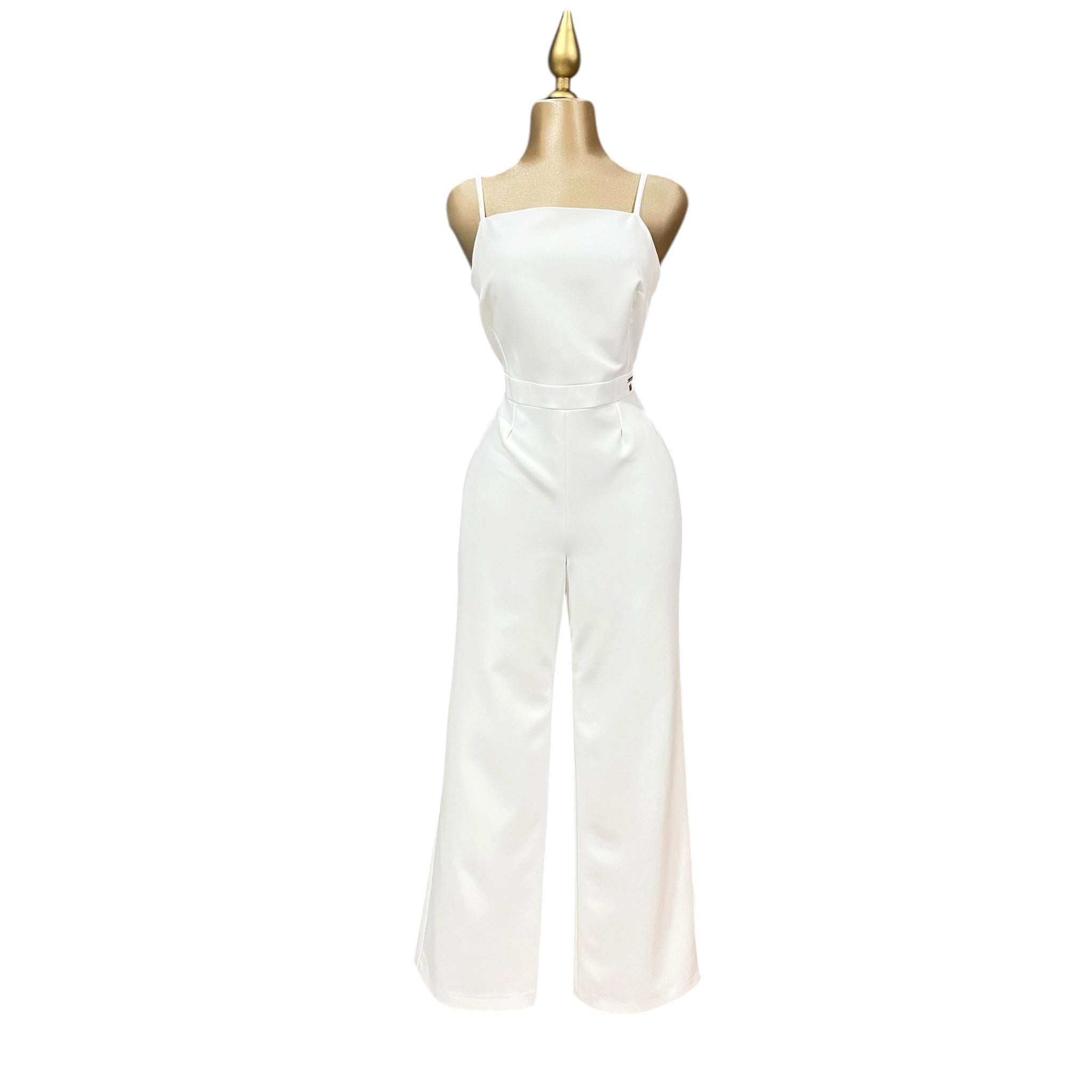 Jumpsuit Hueso De Tirante Angosto Mussi