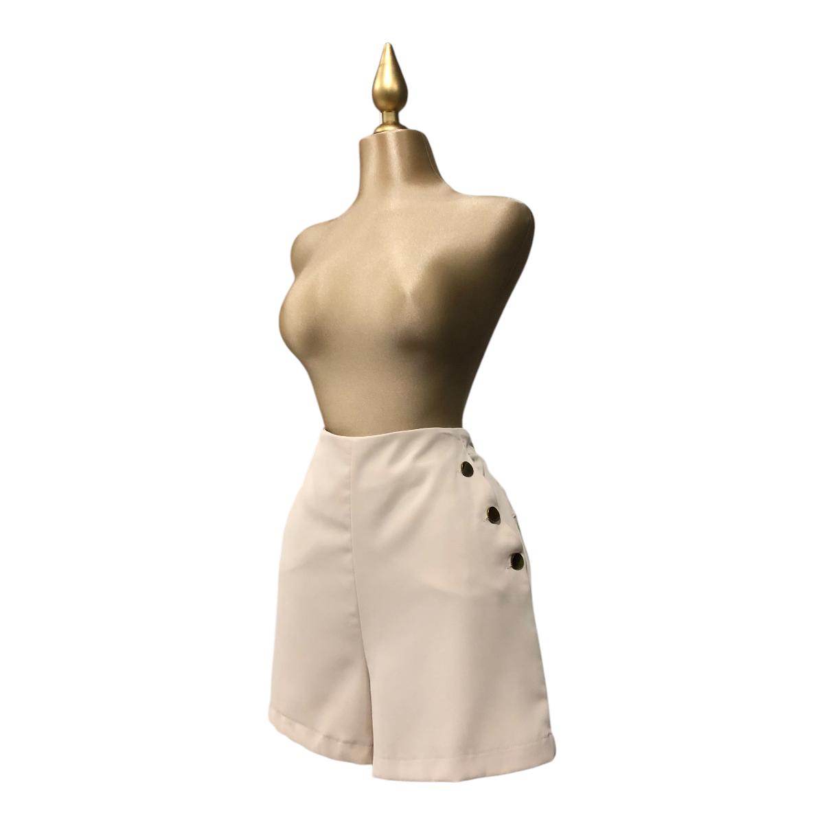 Short Para Dama Color Beige ERIVEL