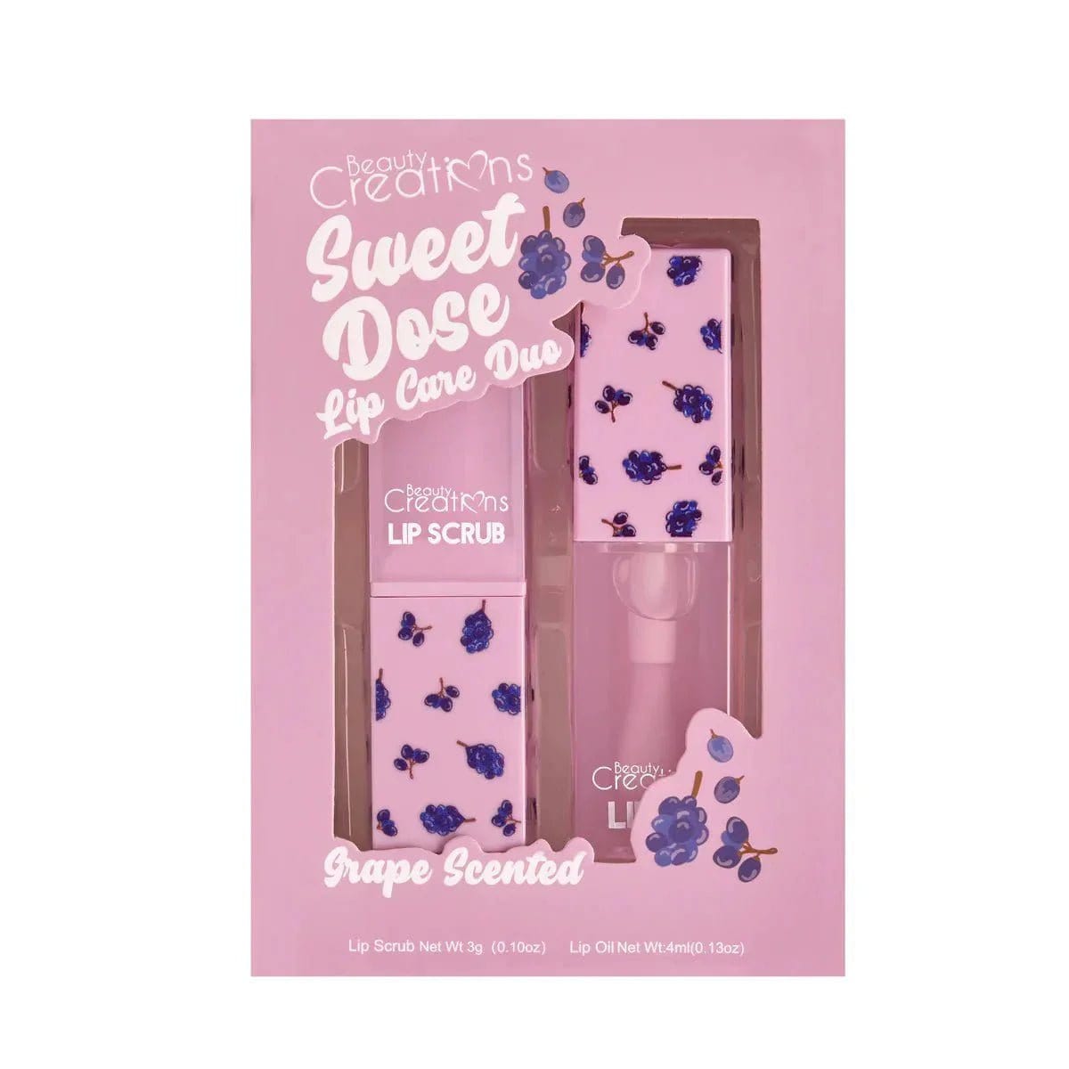 Set Dúo Exfoliante Y Aceite Humectante Para Labios BEAUTY CREATIONS