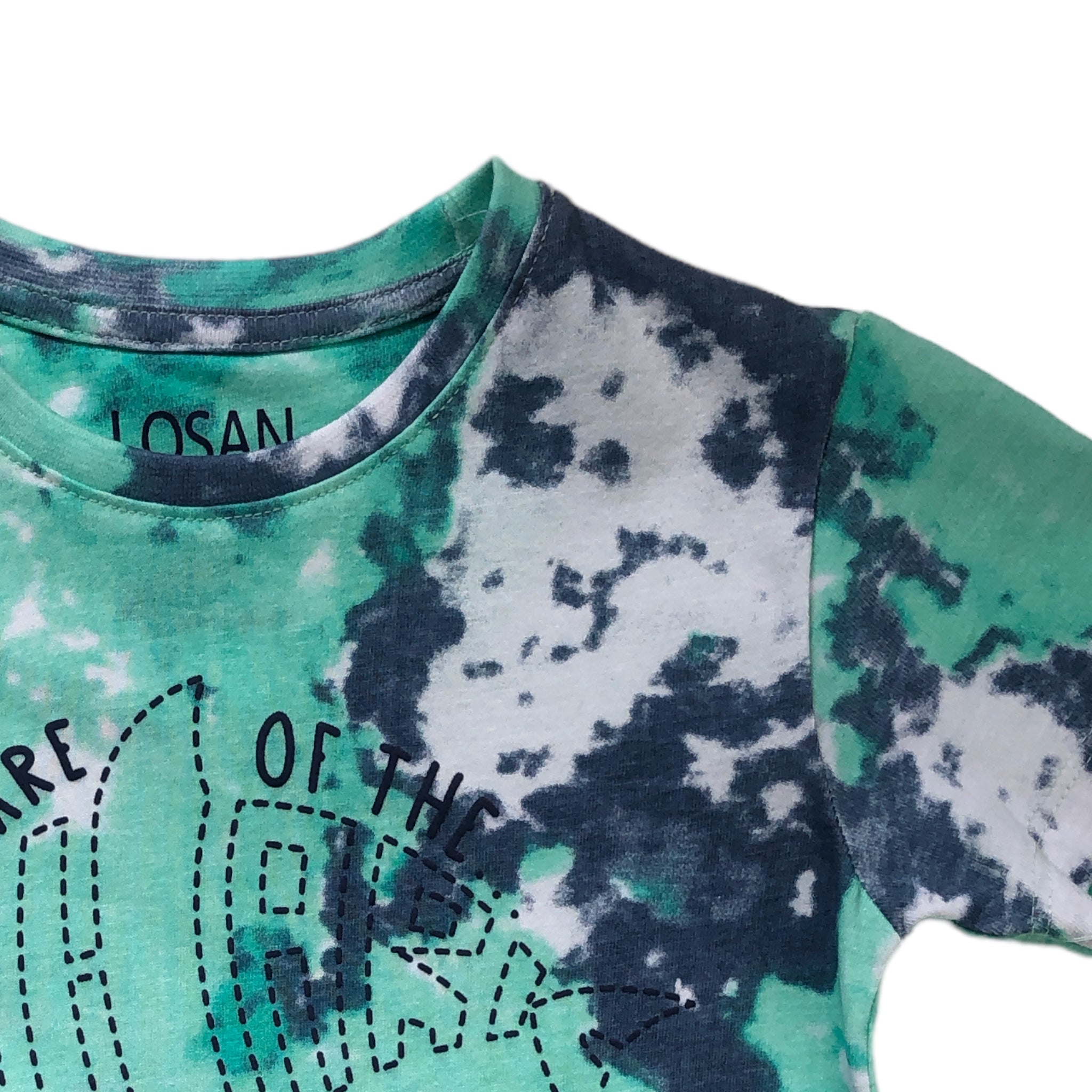 Playera De Manga Corta "Beware Of The Save The Ocean" Niño Losan