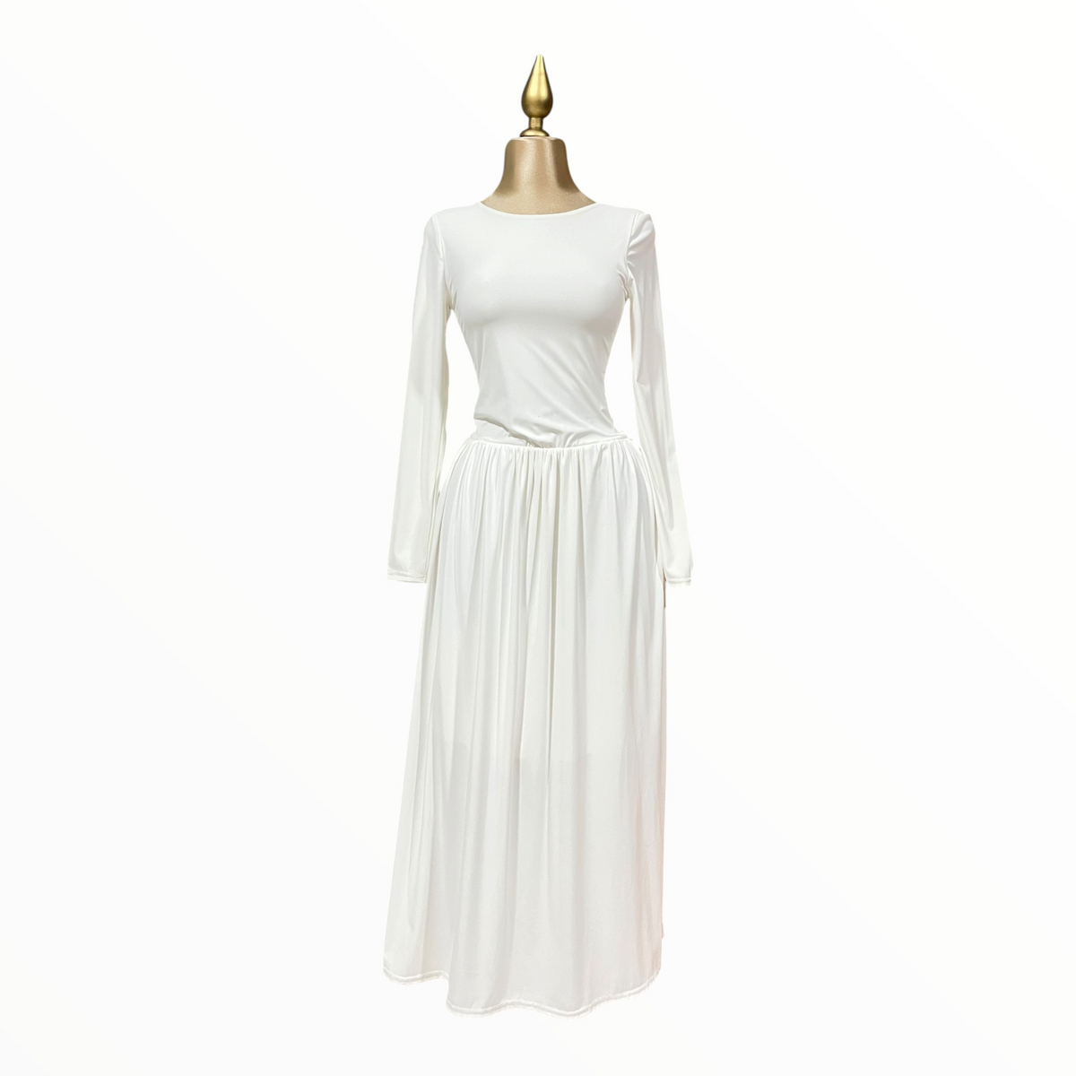 Vestido Largo Blanco LC