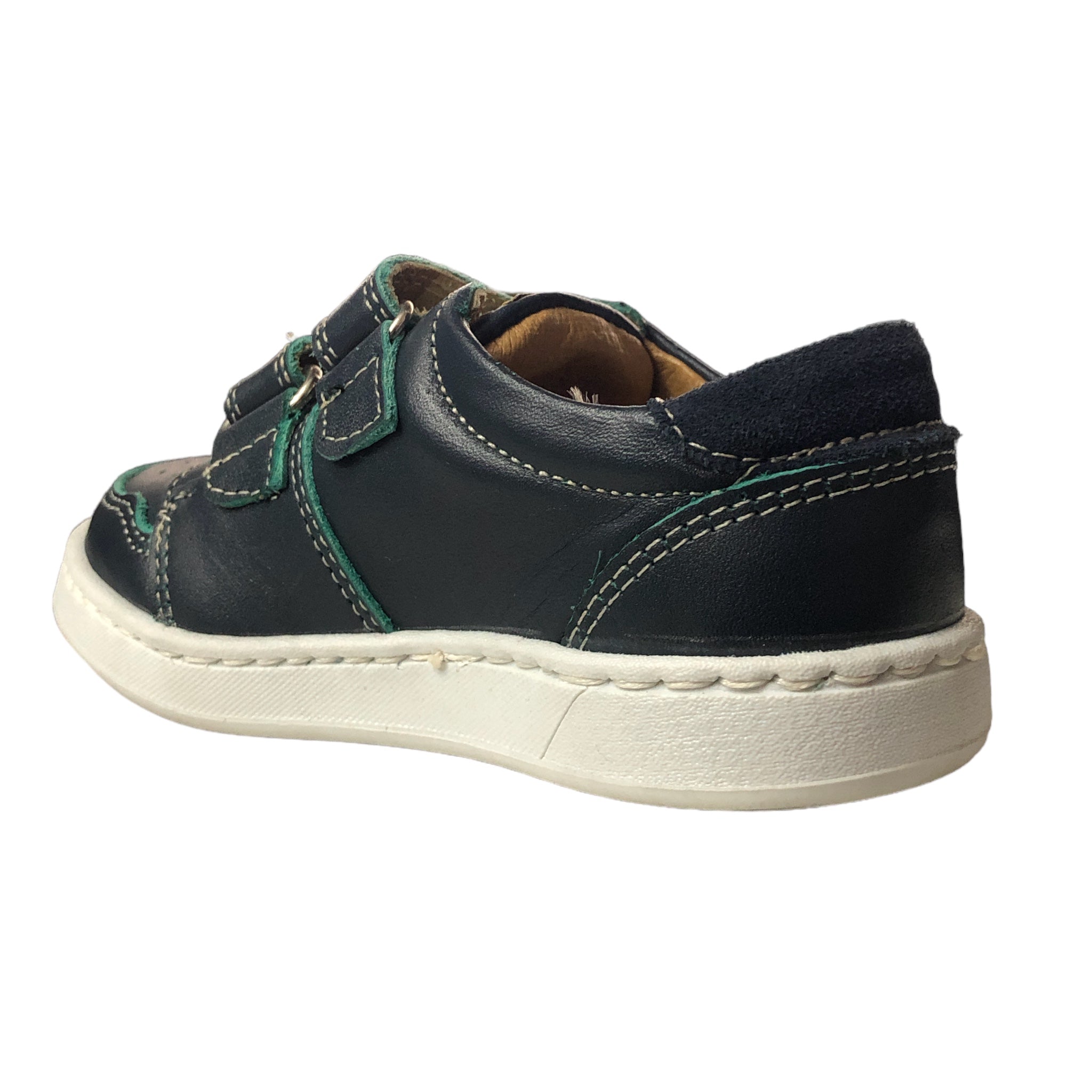 Zapato Urbano Azul/Verde Para Niño Dogi