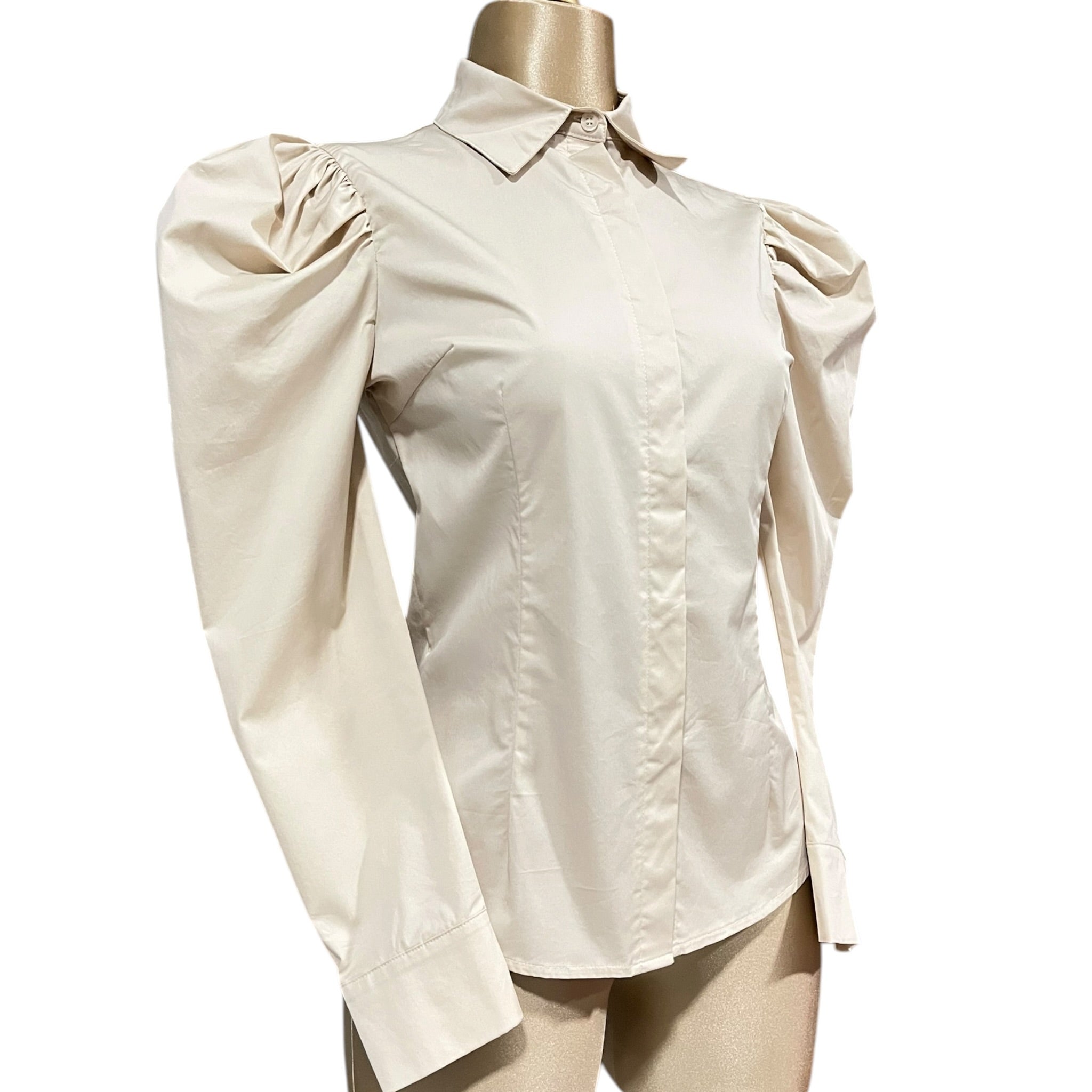 Camisa Manga Larga Beige LC