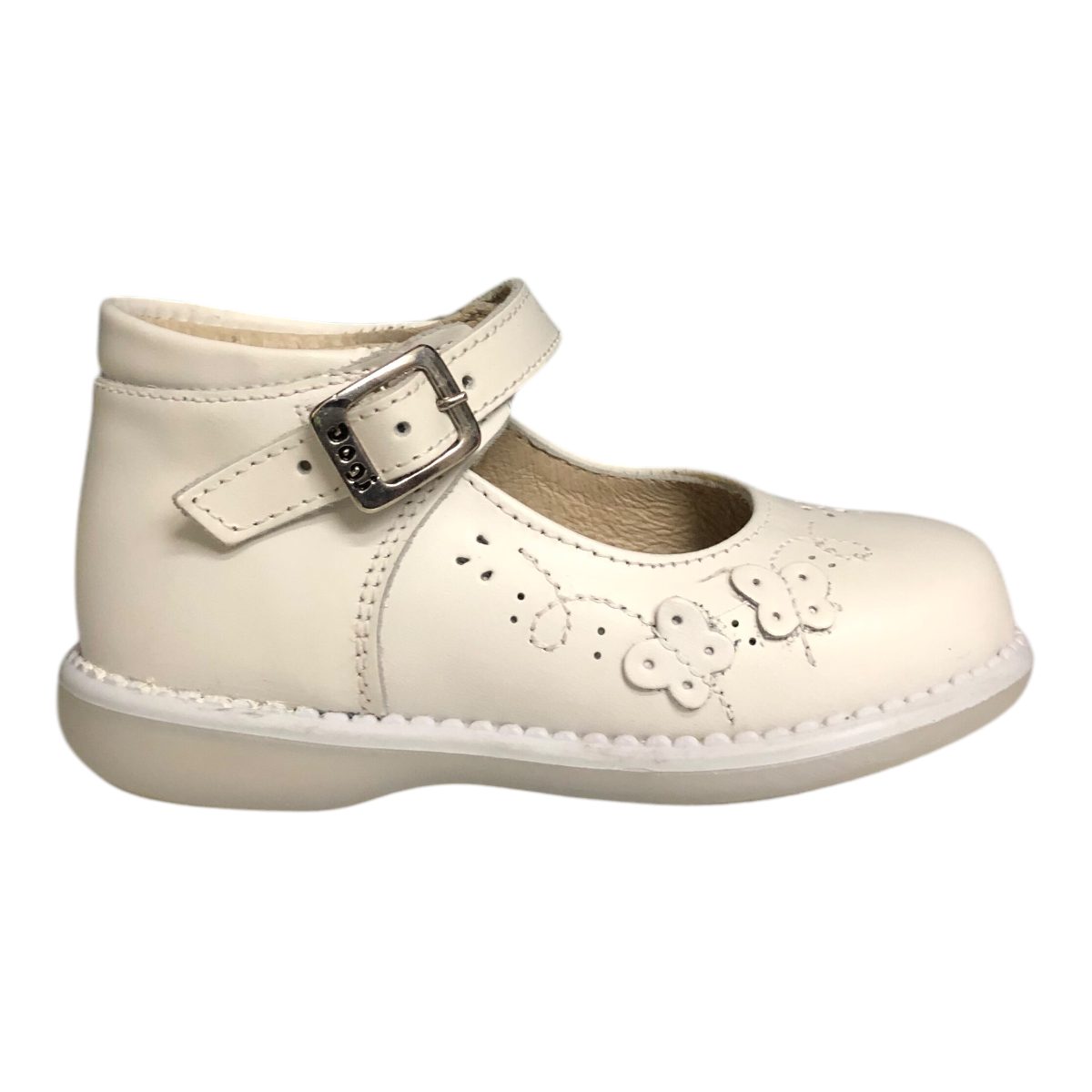Zapato Napa Blanco Para Niña Dogi