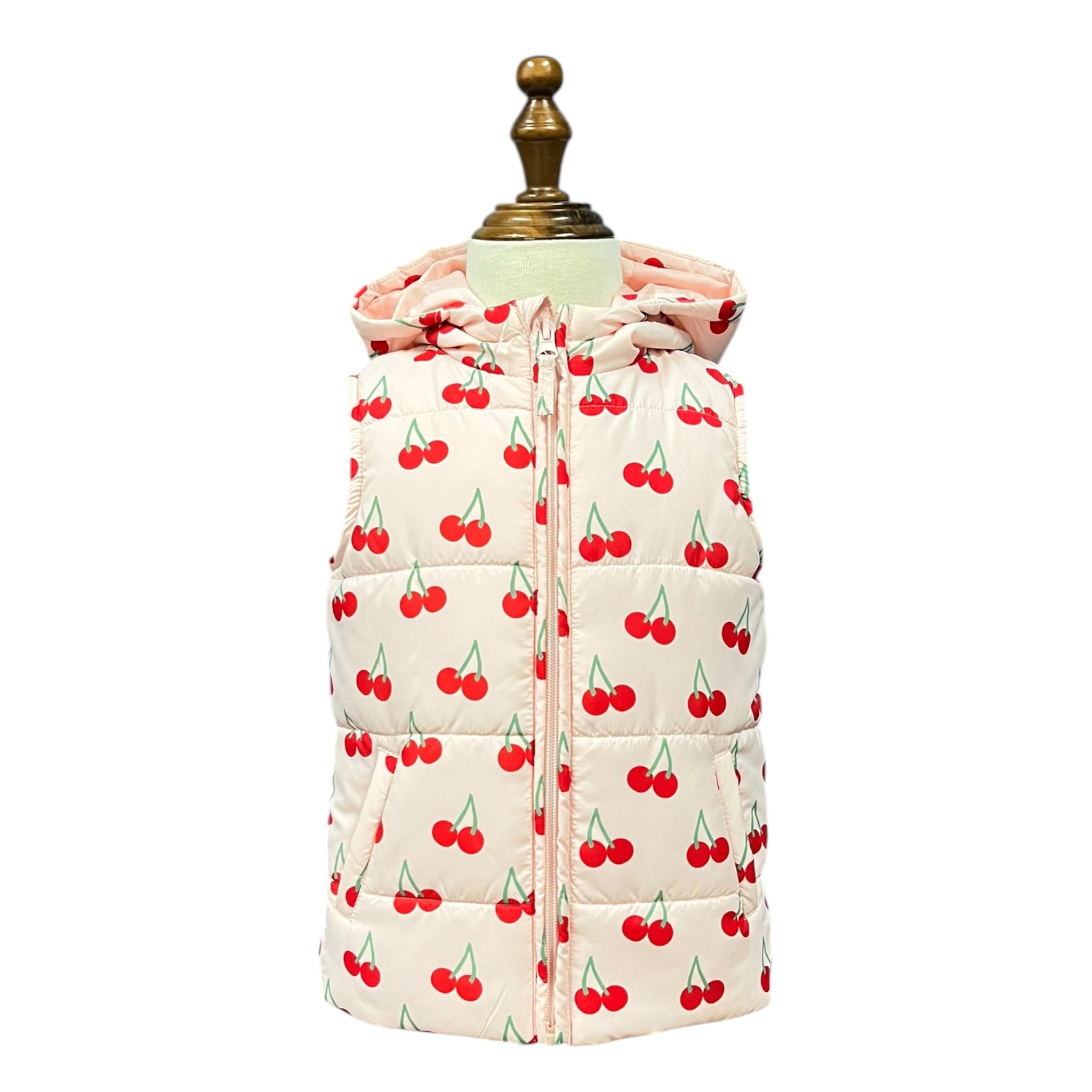 Chaleco Con Estampado De Cerezas Para Niña ZIPPY