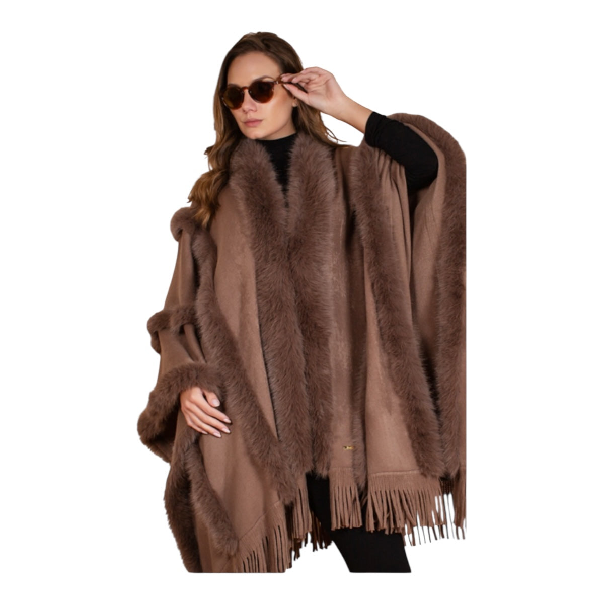 Capa Kaki Flecos Para Dama MUSSI