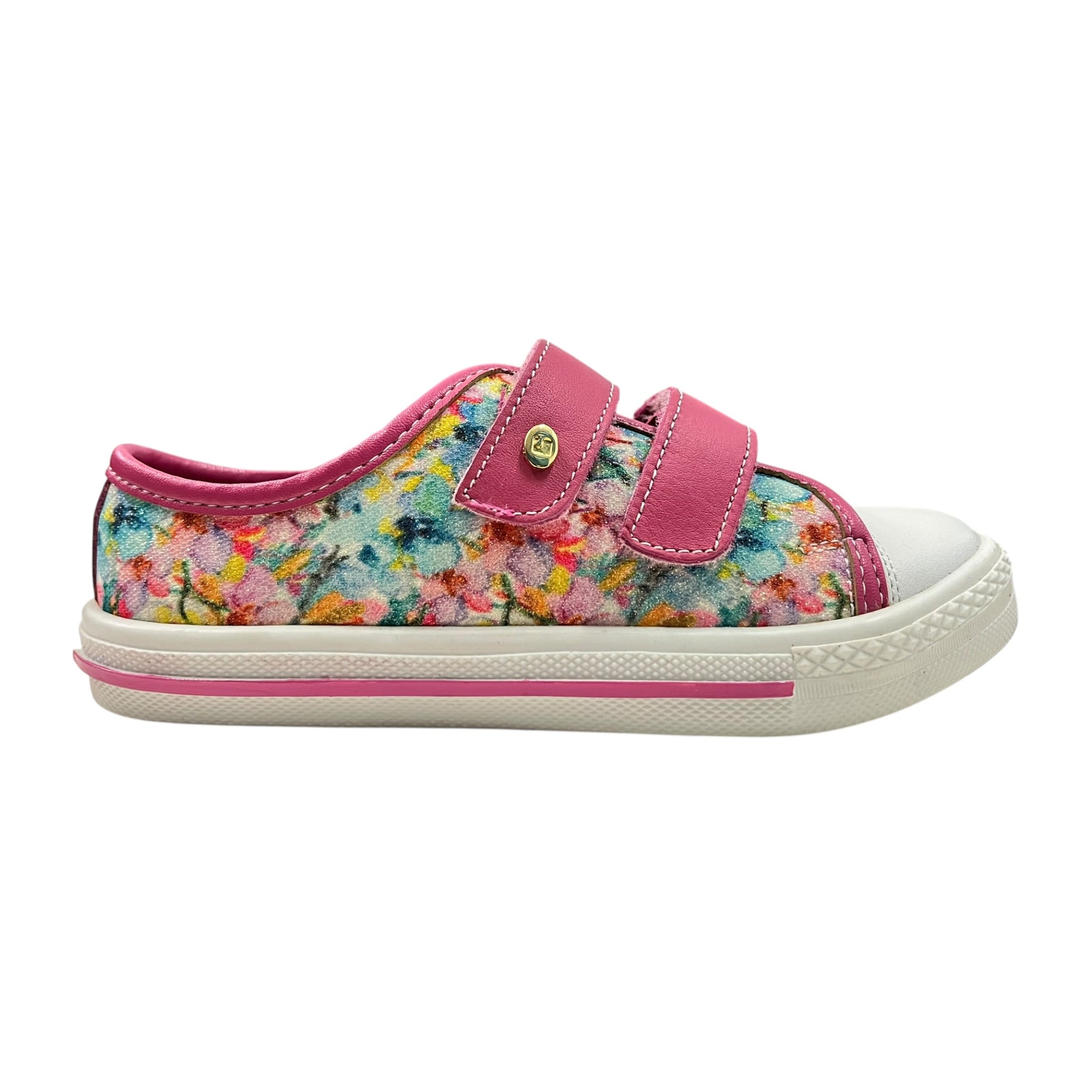 Tenis Urbano Estampado Flores Niña Coqueta