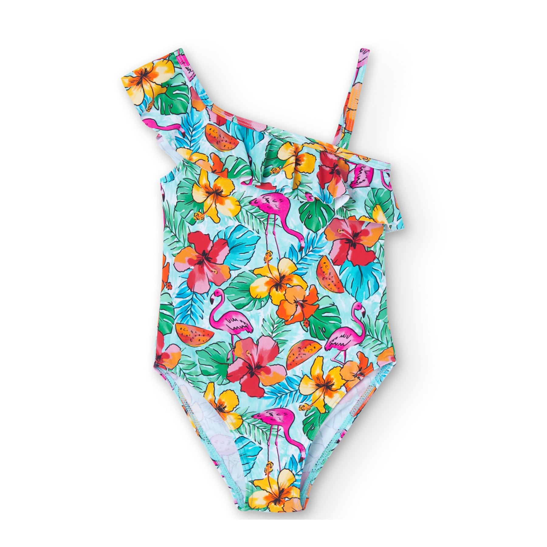 Bañador Estampado Flores Para Niña BOBOLI