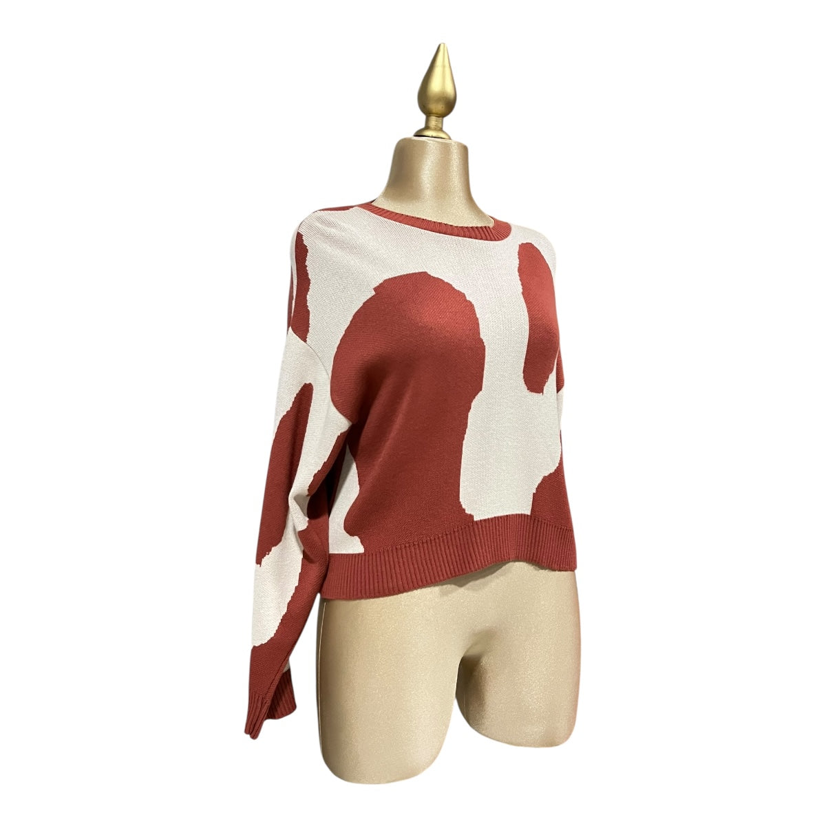 Suéter Estampado Vaquita Shedron Para Dama OM