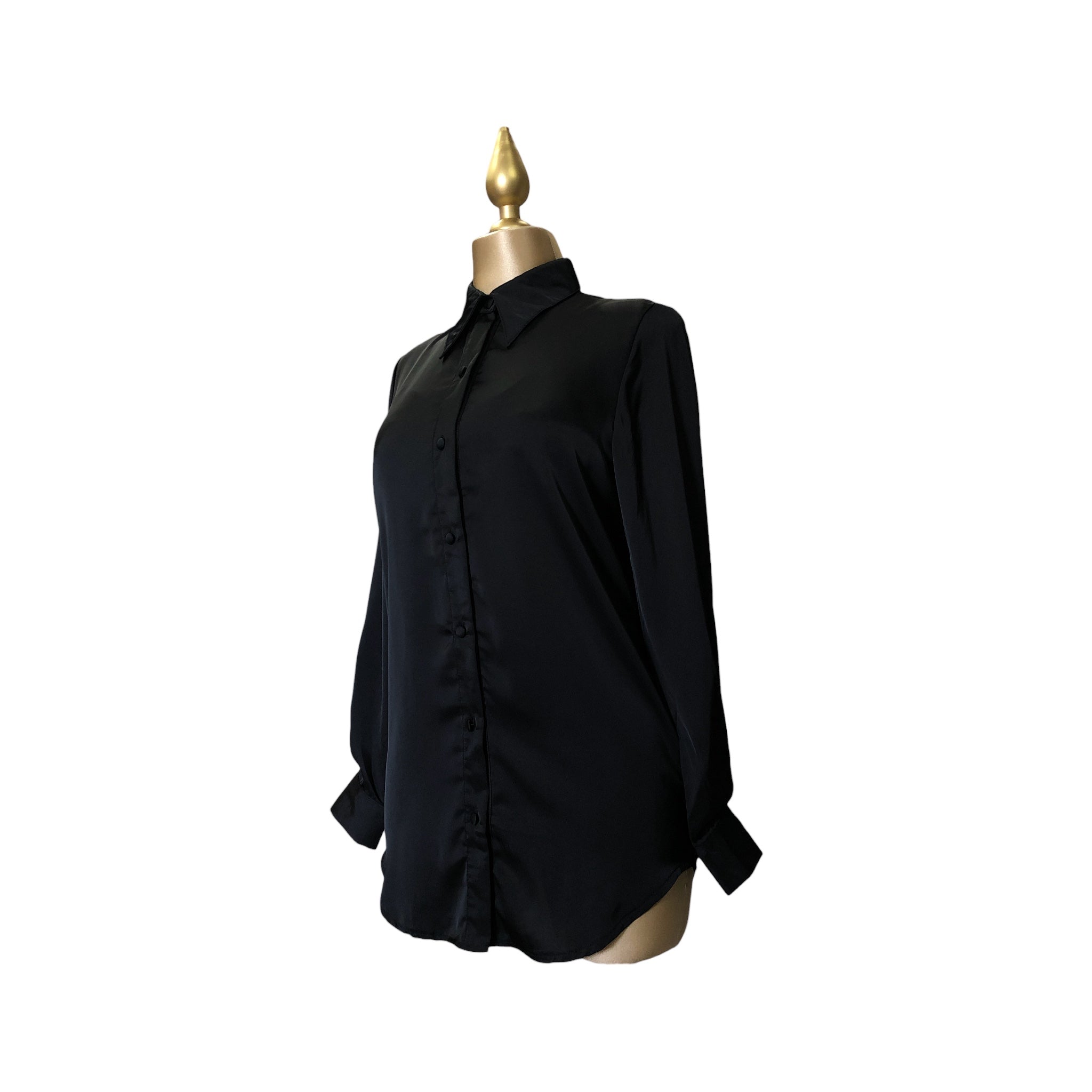 Conjunto de blusa con top negro LC