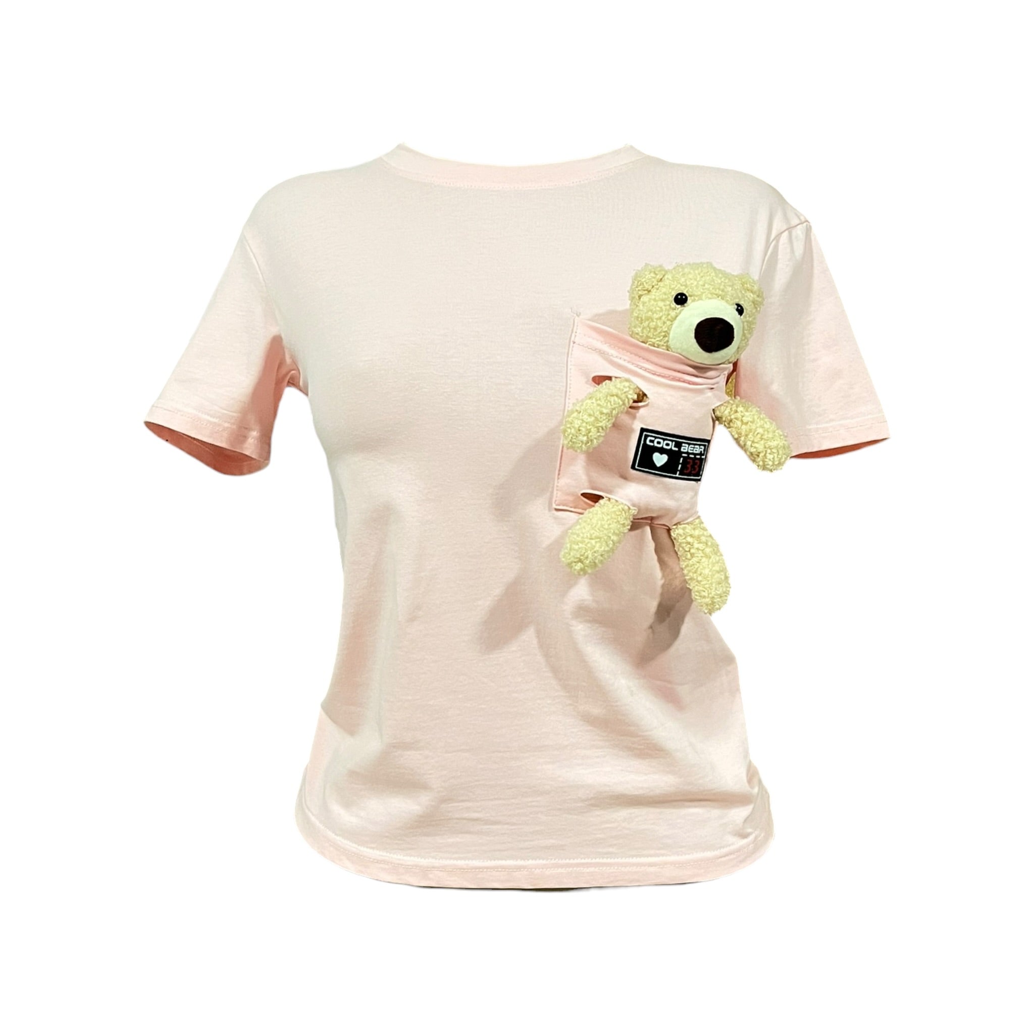 Playera Osito Peluche Rosa LC