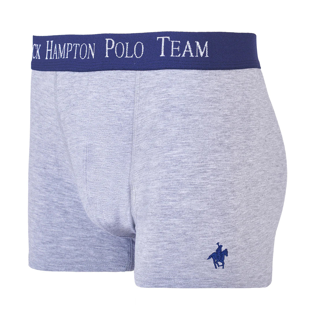 Bóxer De Algodón Color Gris Rock Hampton Polo Team