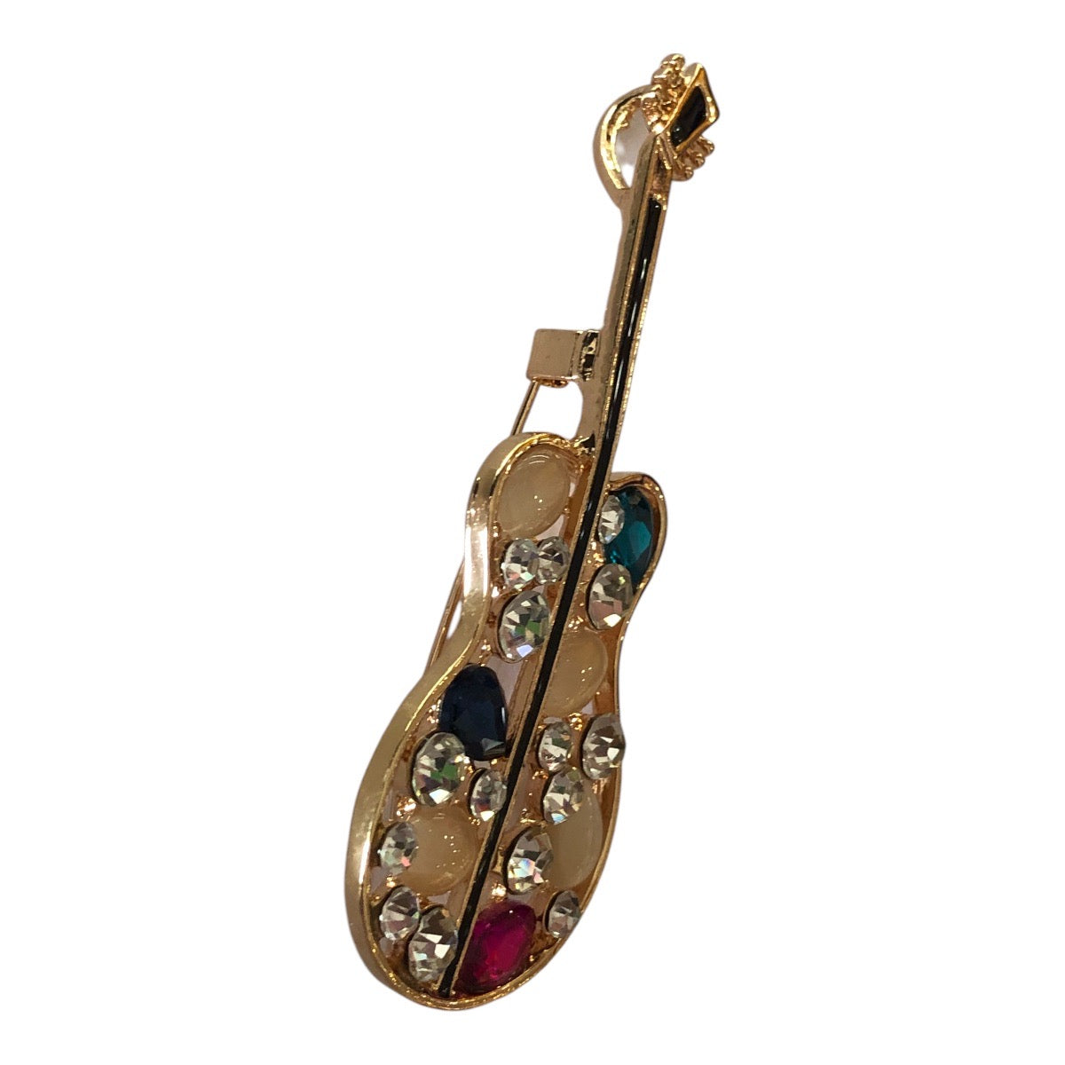 Broche Para Ropa De Mujer Guitarra Multicolor