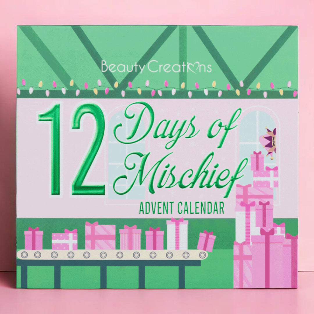 Calendario De Adviento 12 Dias de Travesuras Beauty Creations