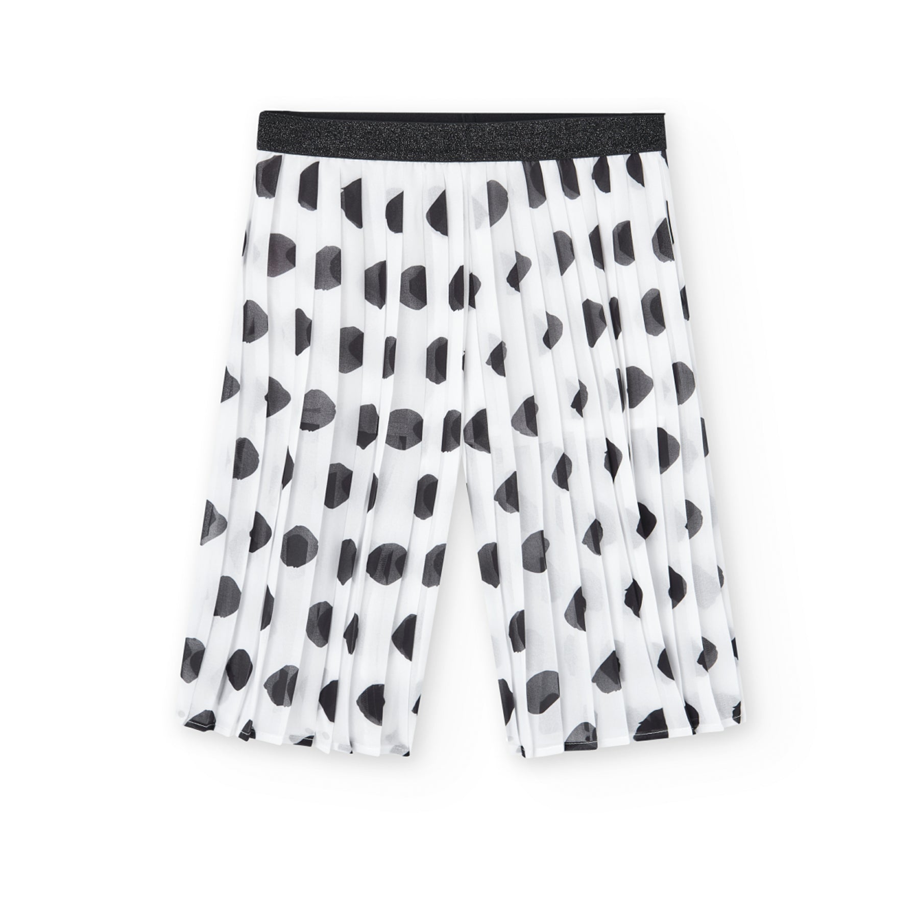 Pantalón De Gasa Plisada Estampado Puntos Para Niña BOBOLI