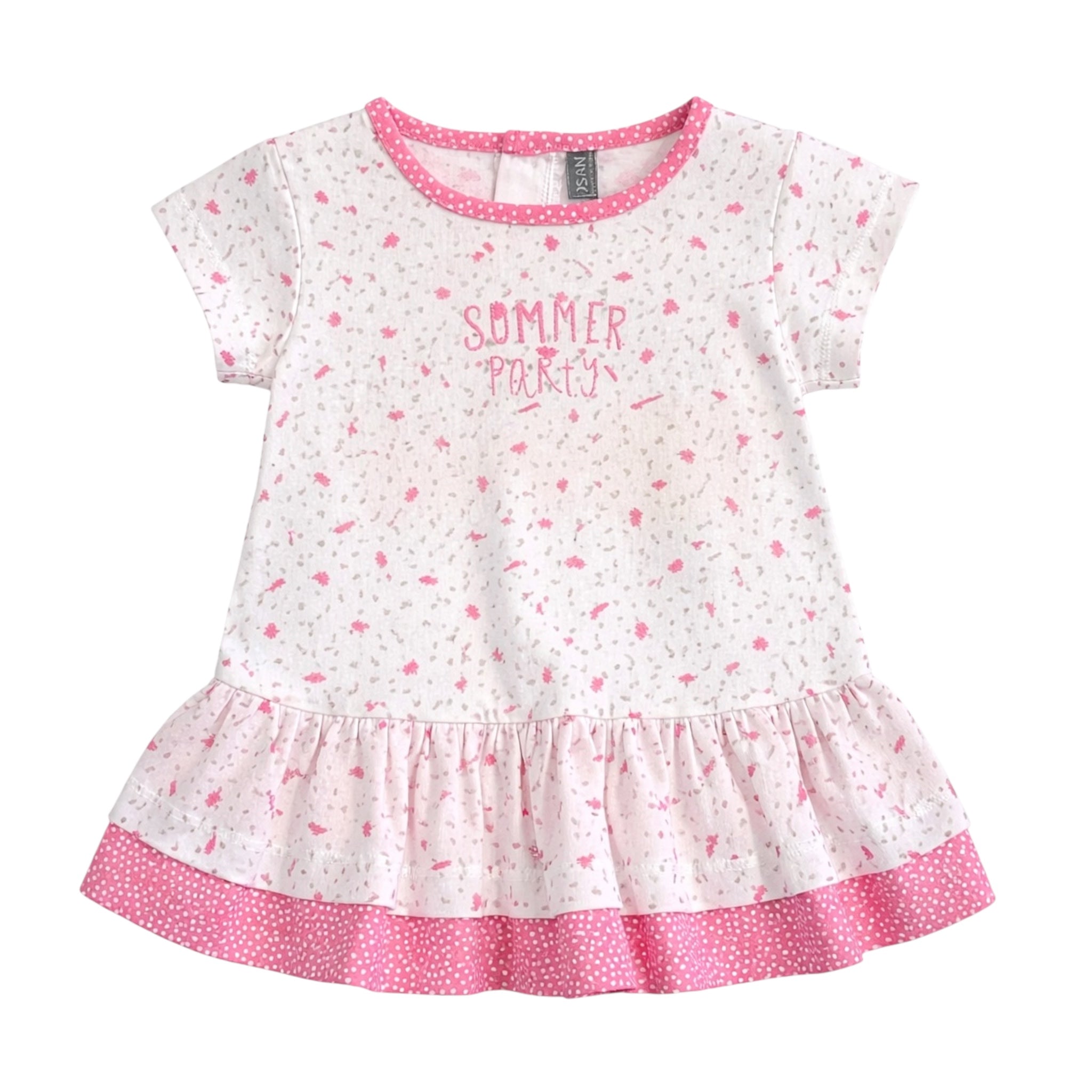 Vestido Estampado Blanco Bebé Losan