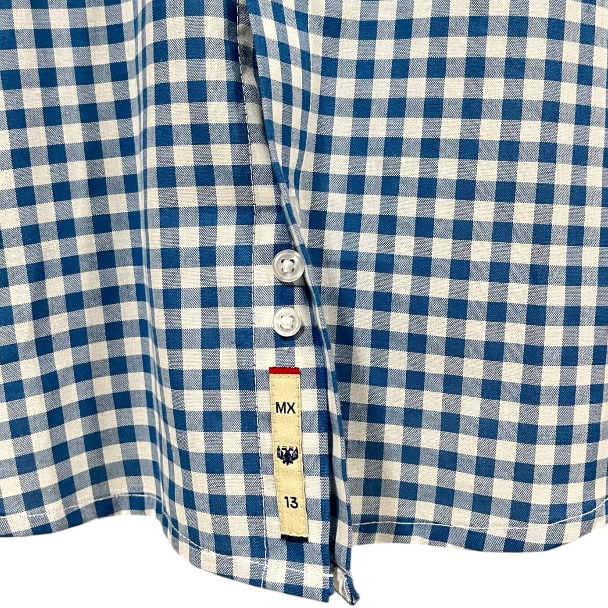 Camisa Azul Rey/Blanco Cuadros Para Caballero ZAREVICH COLLECTION
