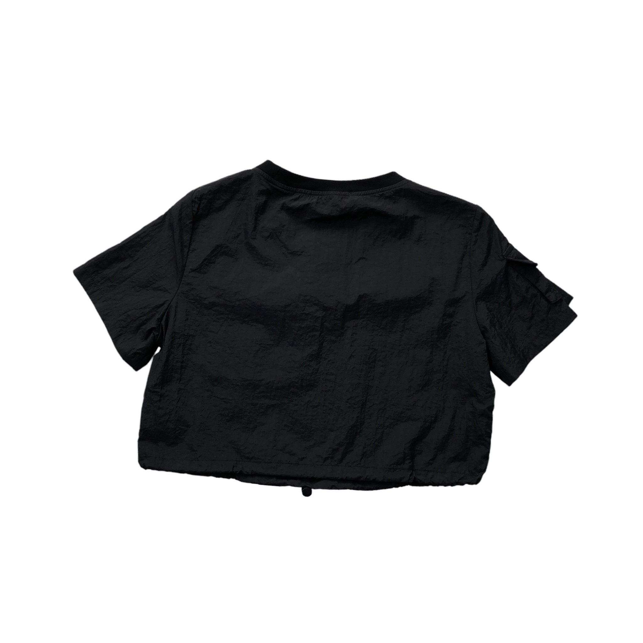 Playera Negro Bajo Con Cordón LC