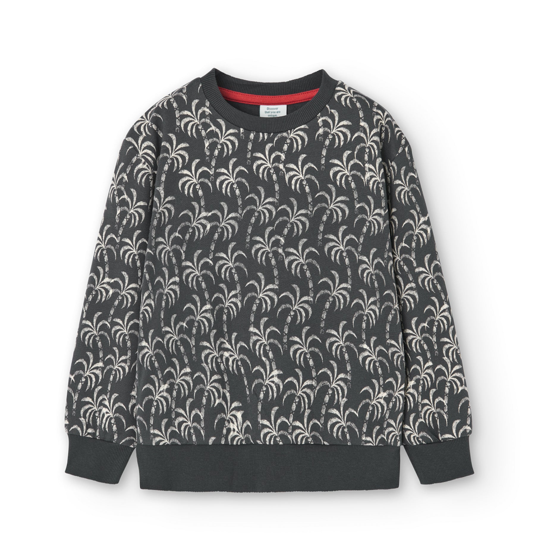 Sudadera De Felpa Estampado Palmeras Para Niño BOBOLI