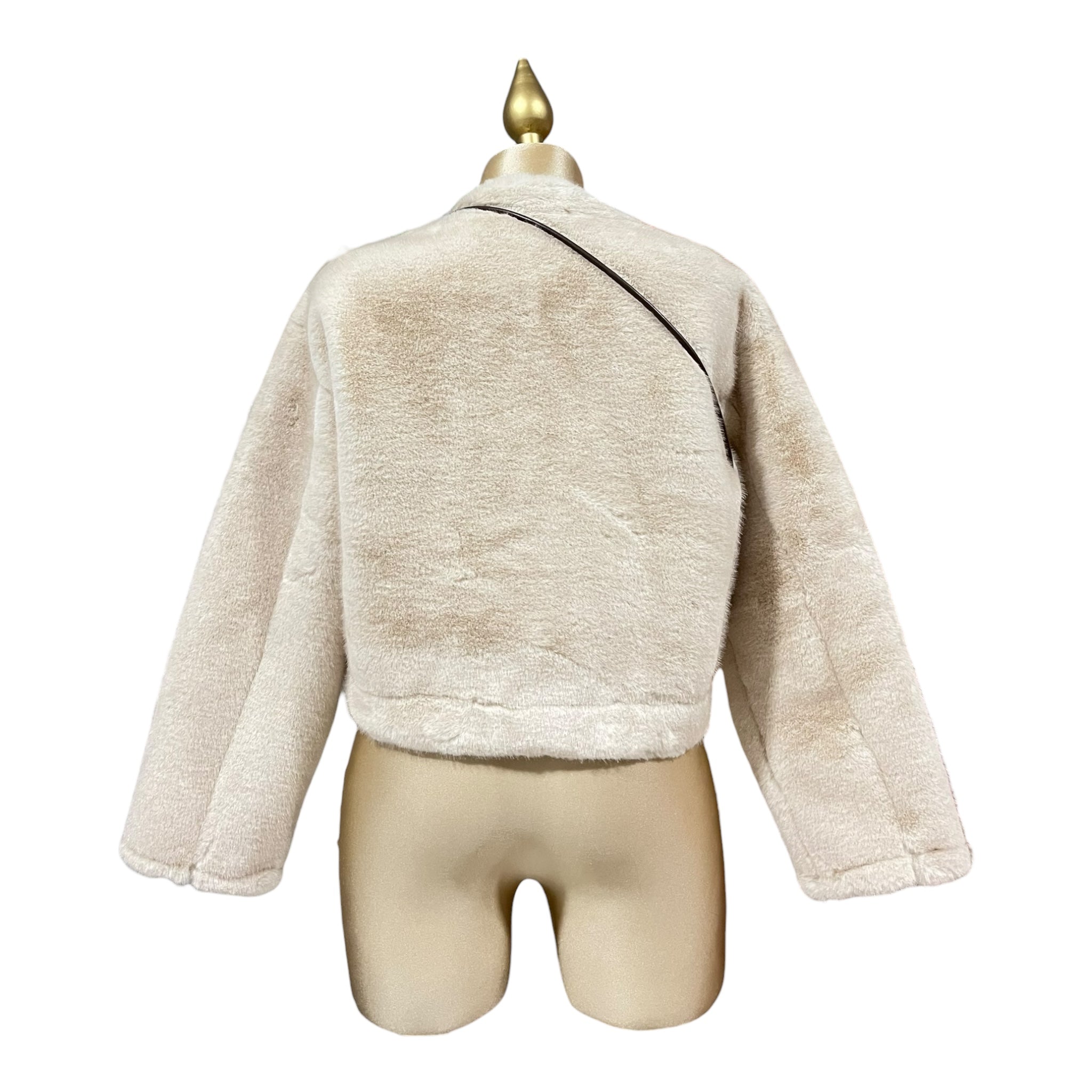 Saco Beige Con Bolsa Para Dama MUSSI