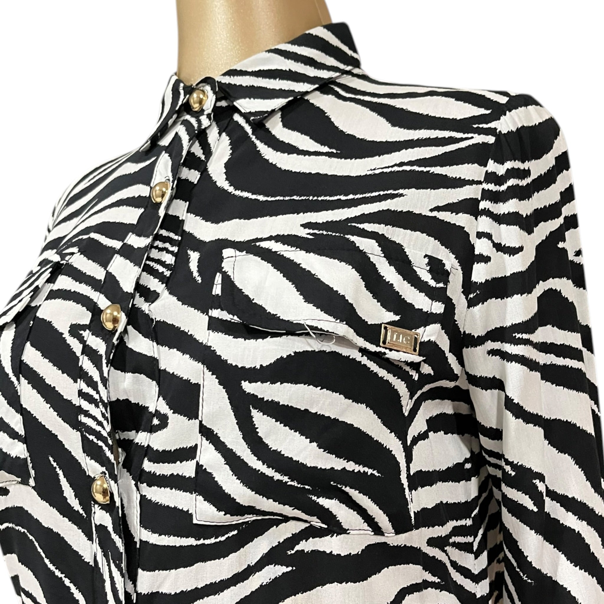 Camisa Estampado Zebra LC