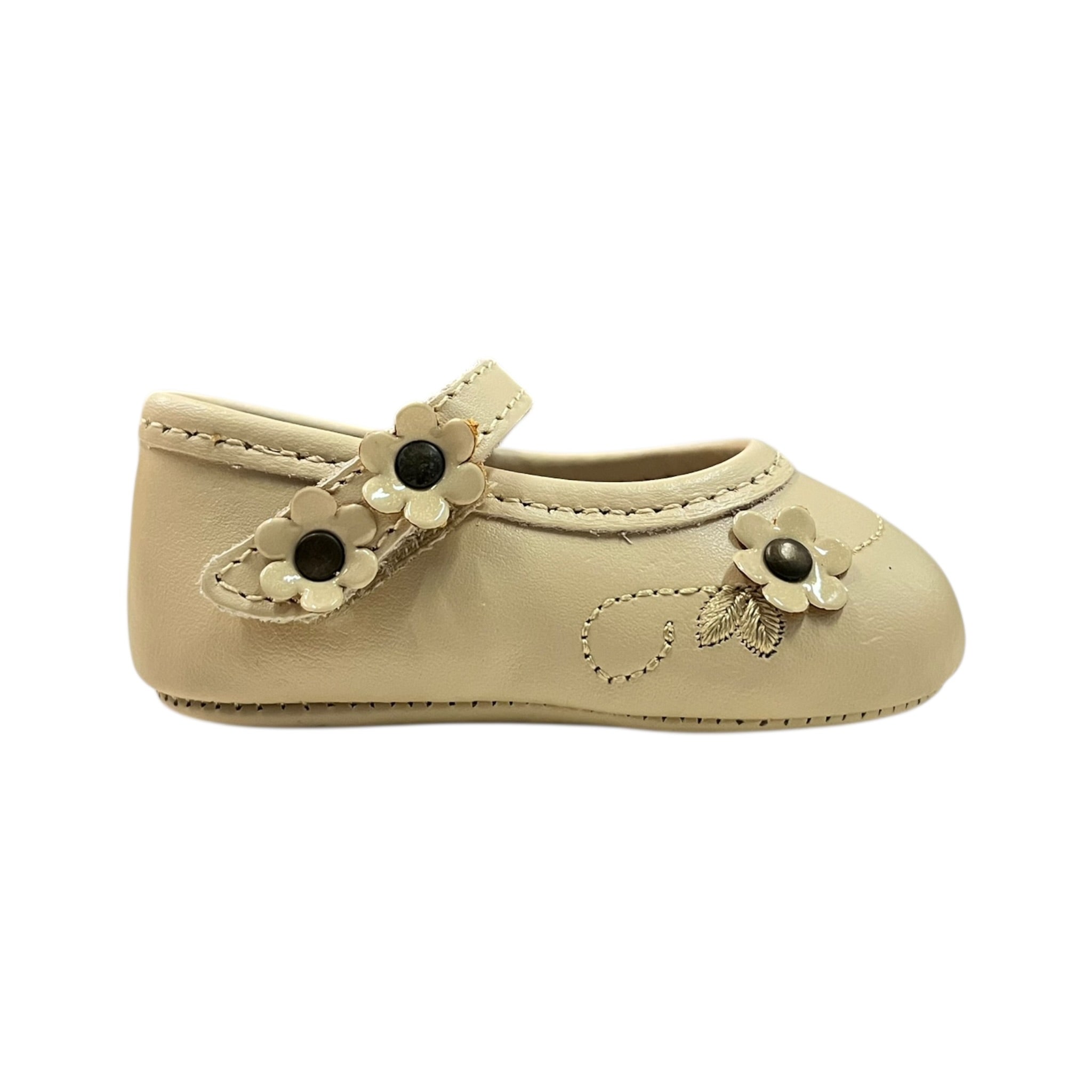 Zapato Beige Para Bebé Niña Mini Burbujas