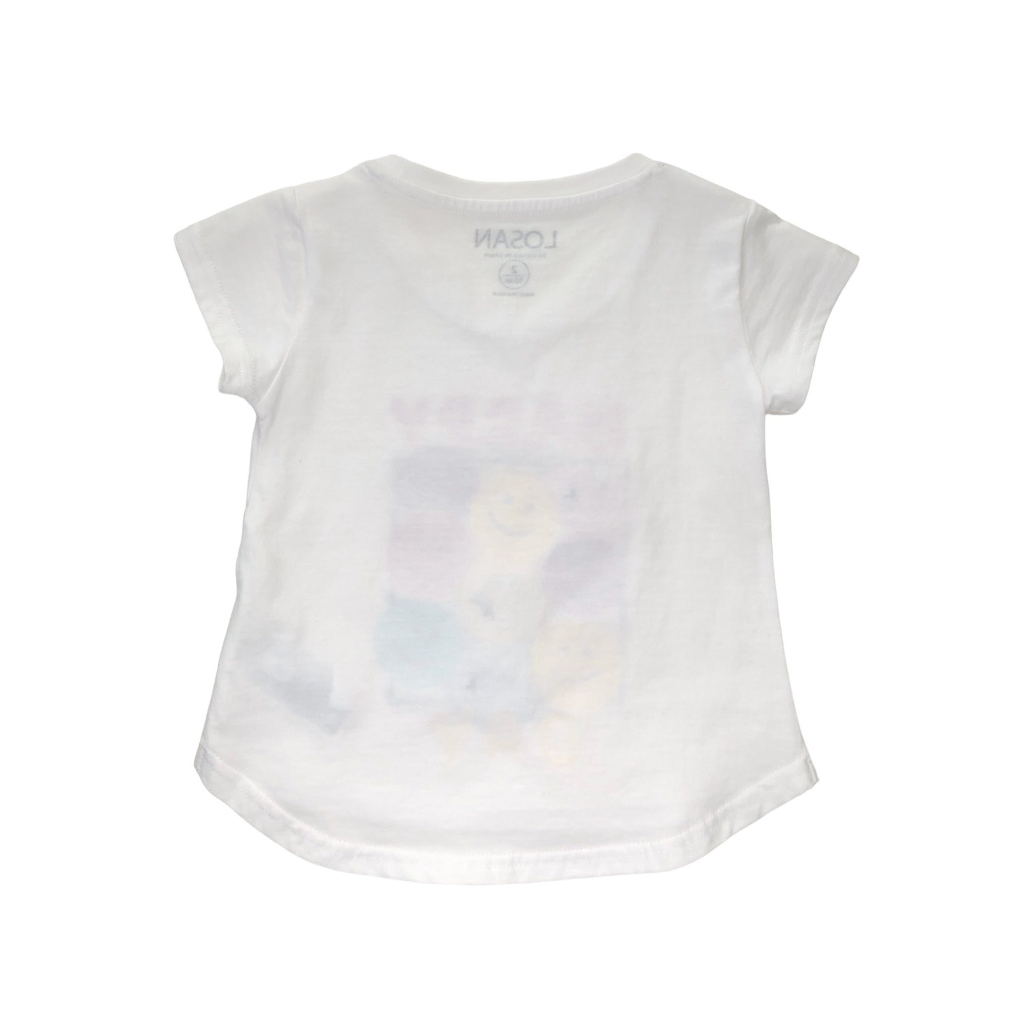 Playera smile colors de manga corta "HAPPY DAY" niña Losan