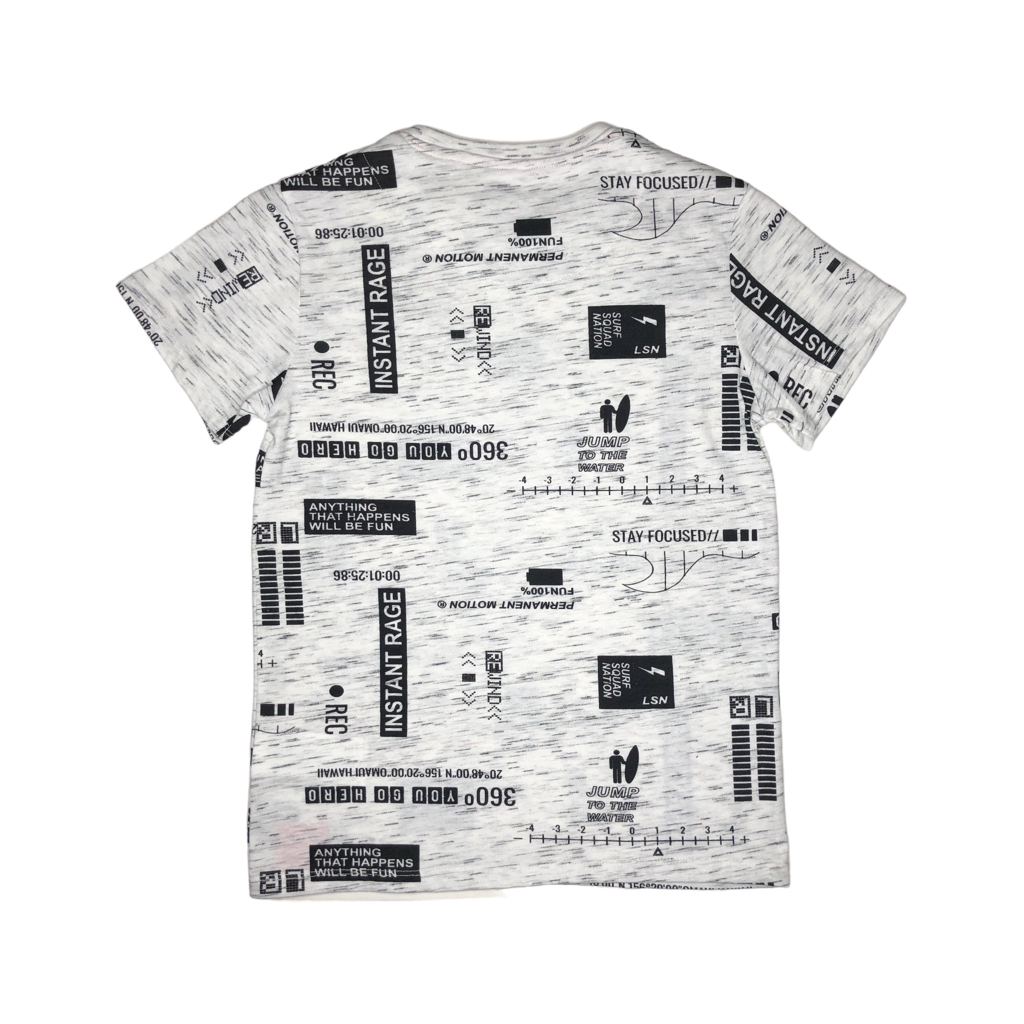 Playera Con Textos Estampados Letras Para Niño Losan