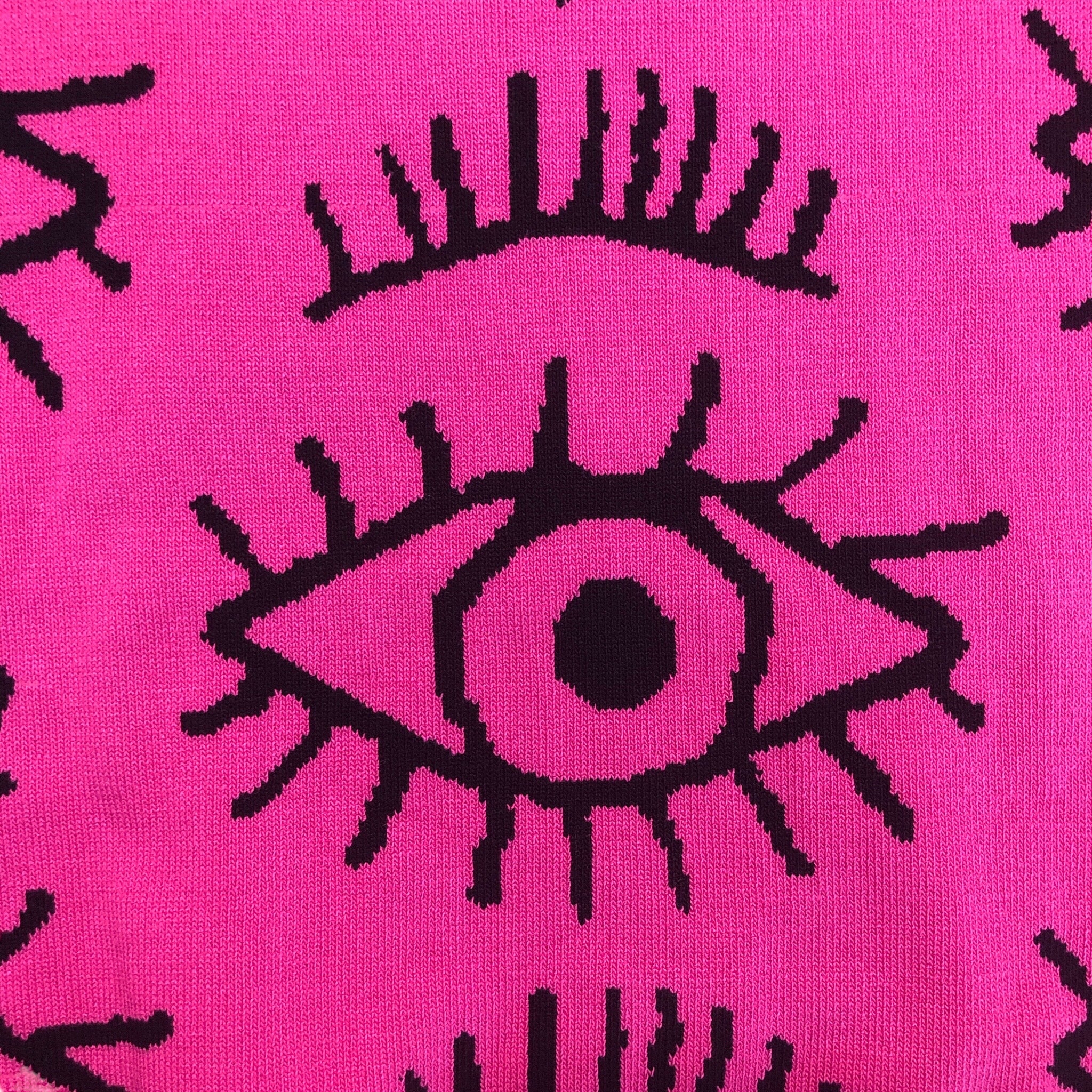 Playera Estampado Ojitos Fucsia LC