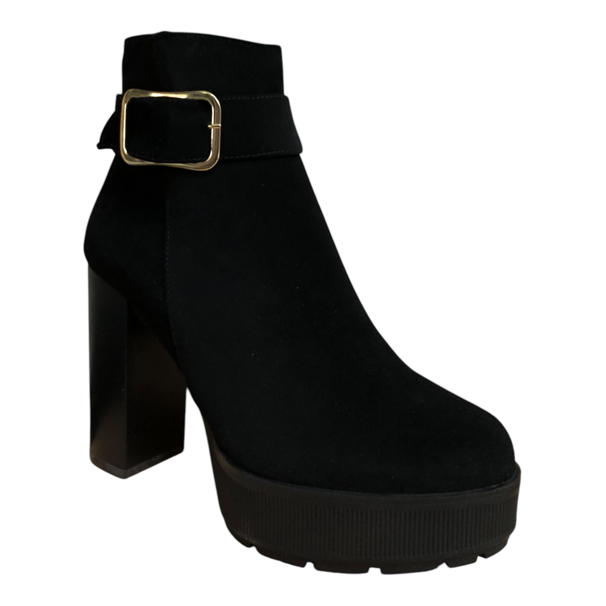 Bota Buck Negro Para Dama Mulier