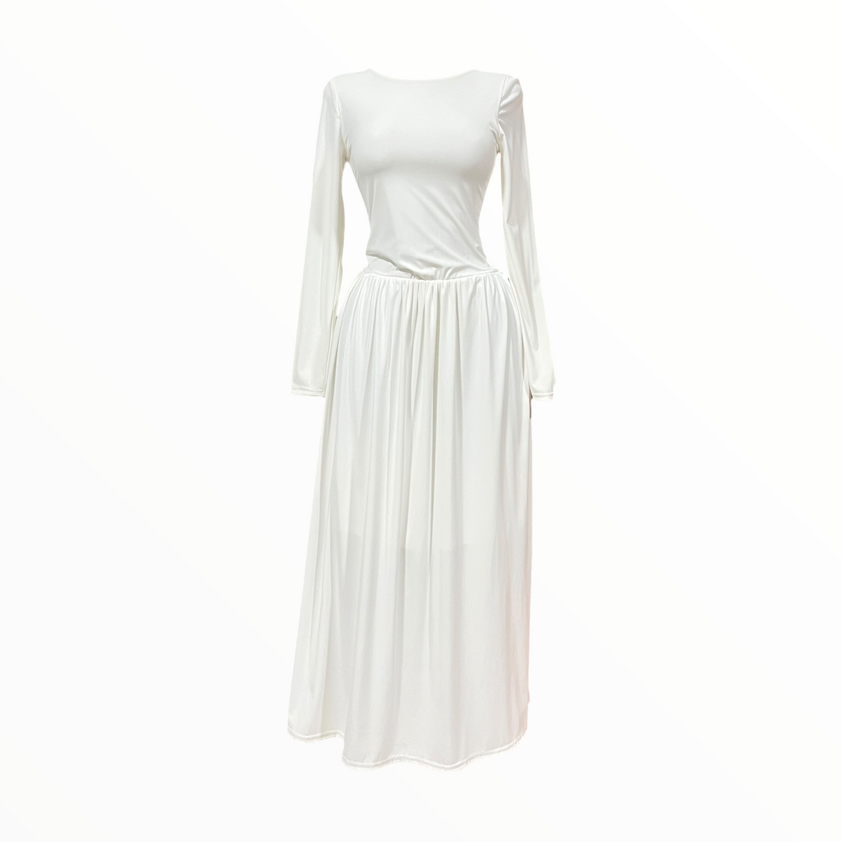 Vestido Largo Blanco LC