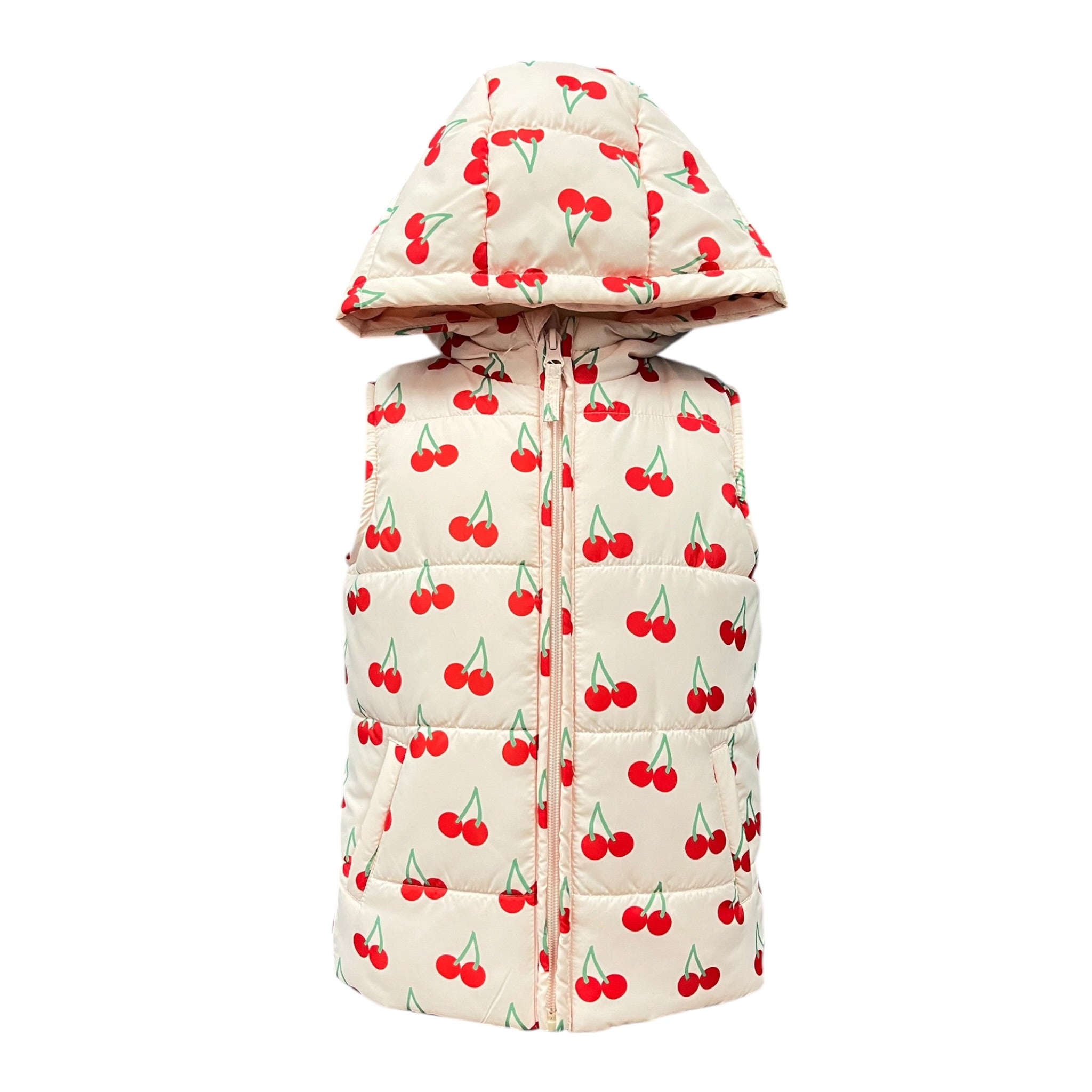 Chaleco Con Estampado De Cerezas Para Niña ZIPPY
