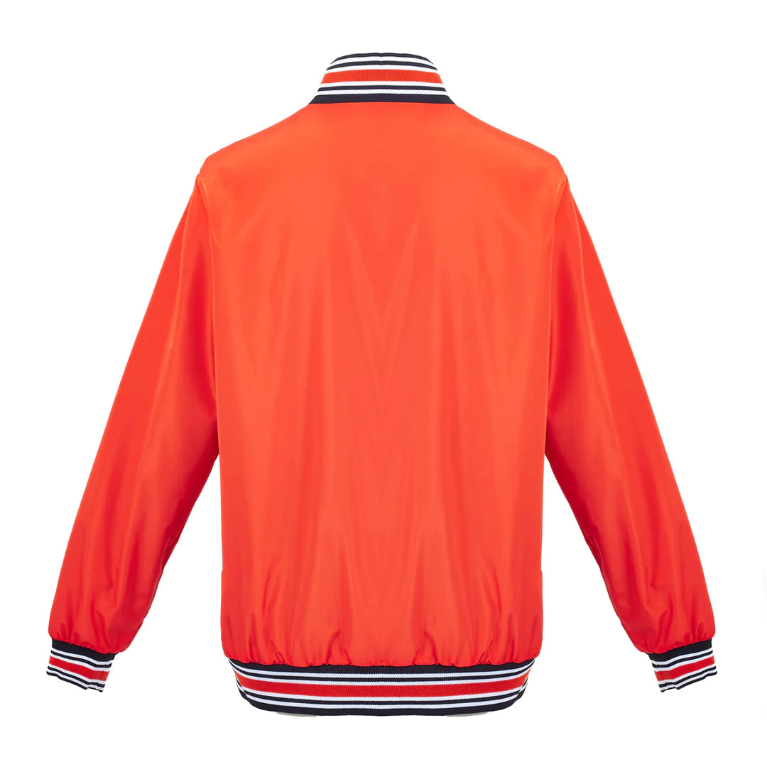 Chamarra Bomber Naranja Para Caballero Rock Hampton Polo Team