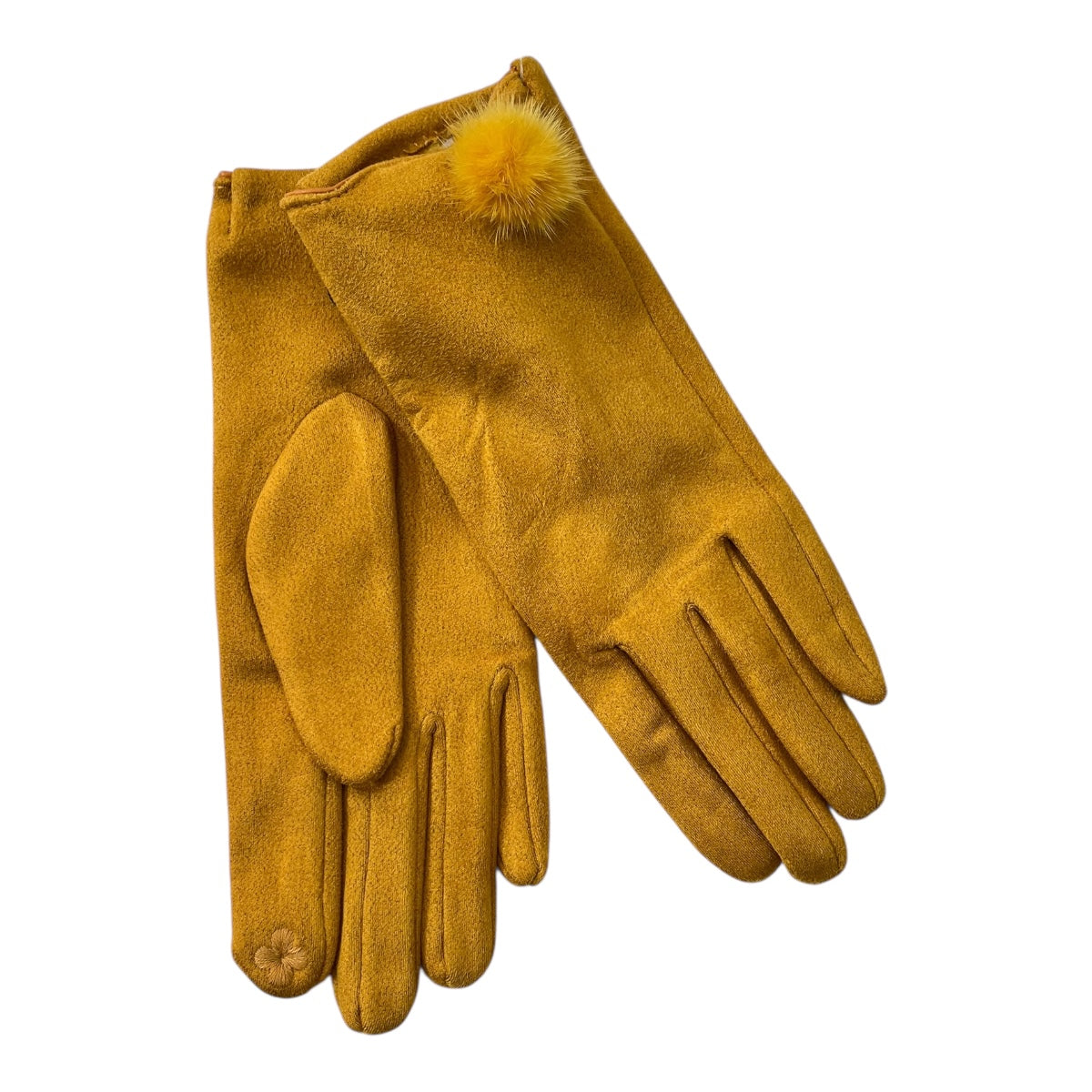 Guantes Amarillo Para Dama MUSSI
