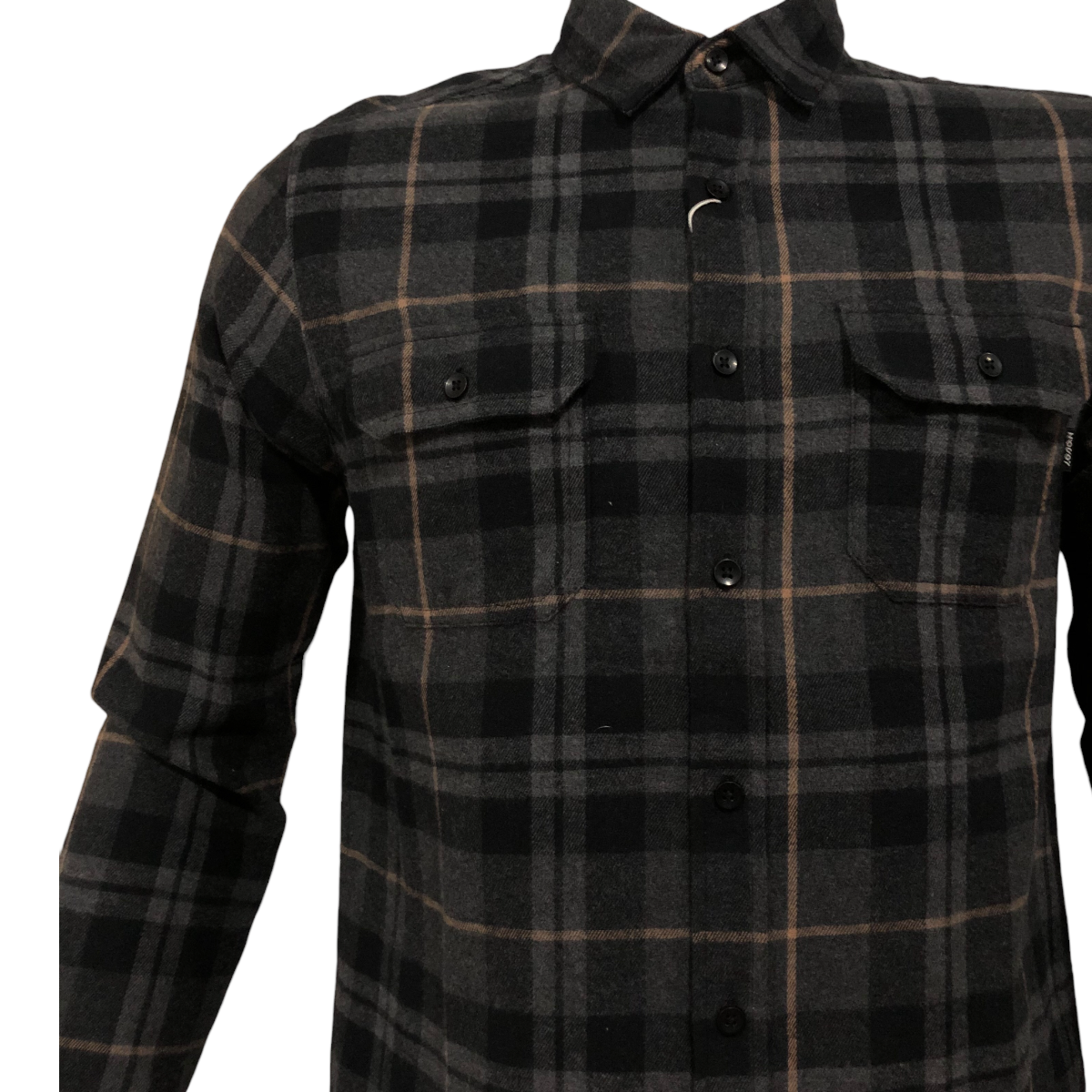 Camisa Gris Oscuro Para Caballero LSN