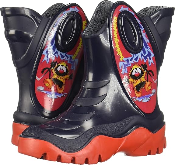 Bota De Lluvia Moon Marino/Rojo Bubble Gummers