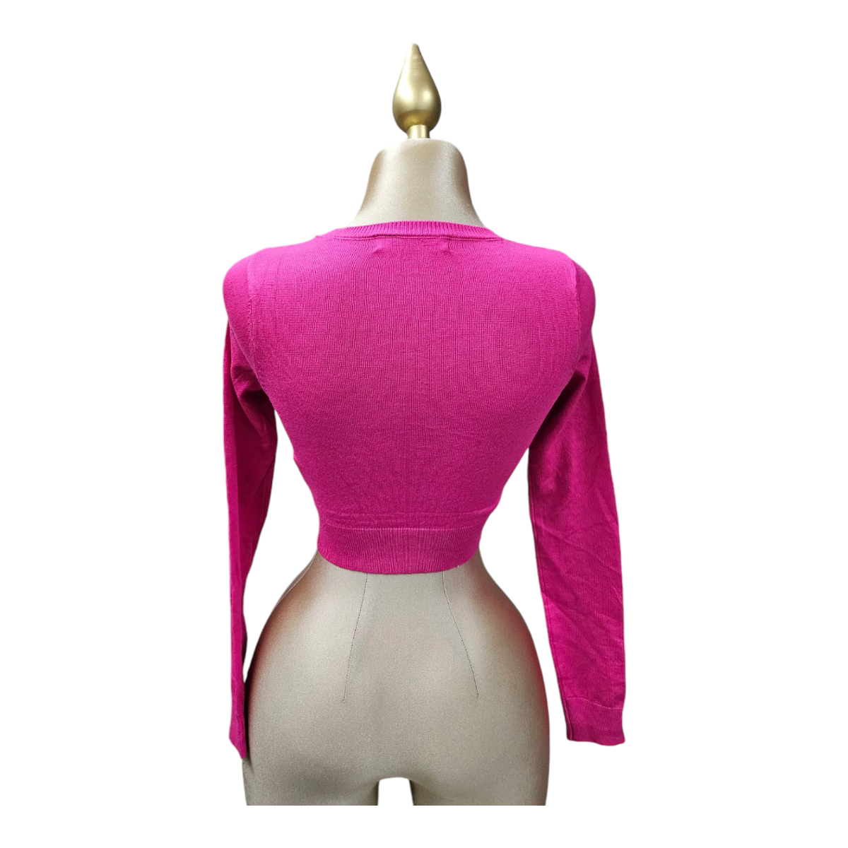 Suéter Top Fucsia Para Dama LC