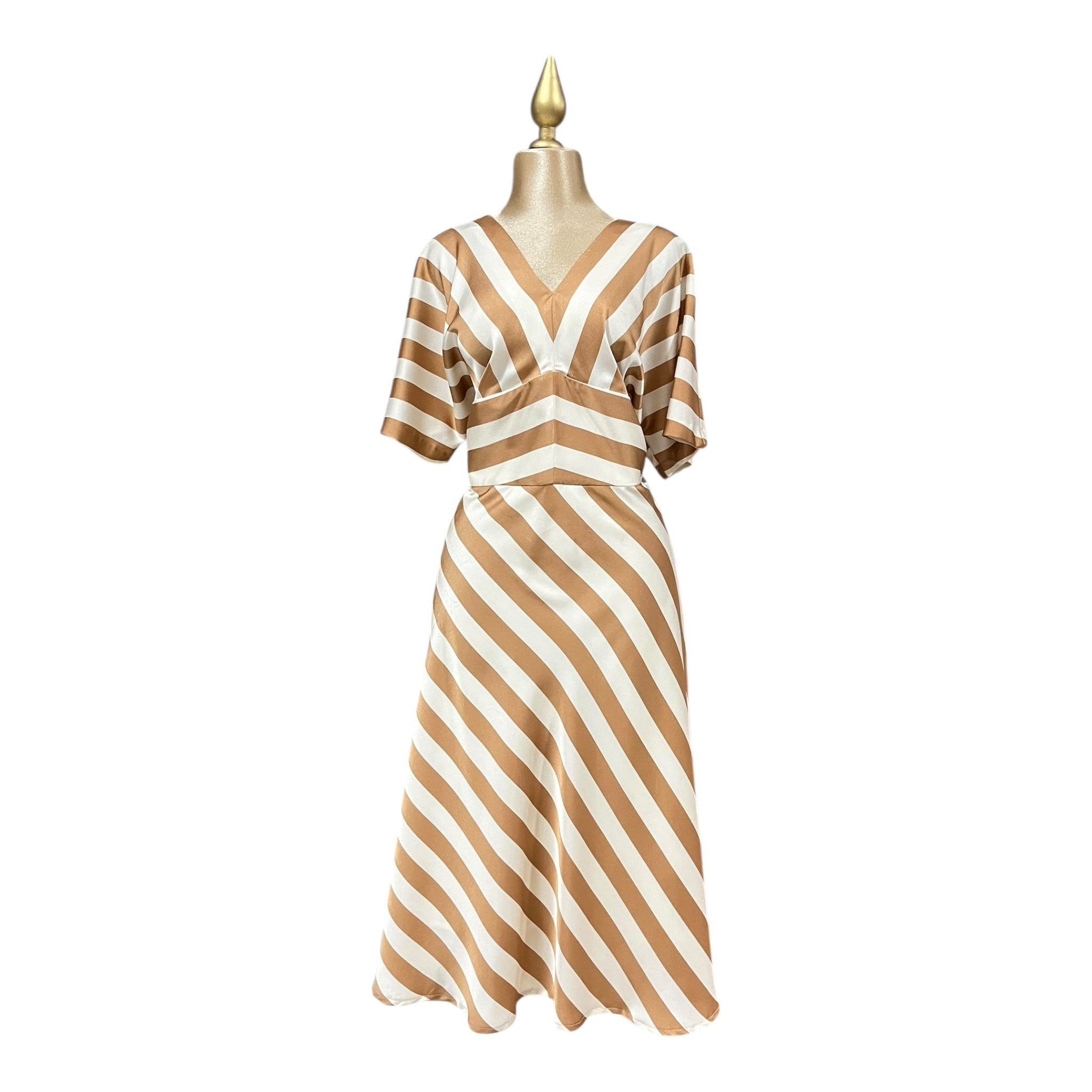 Vestido Tipo Kimono Beige/Hueso MUSSI