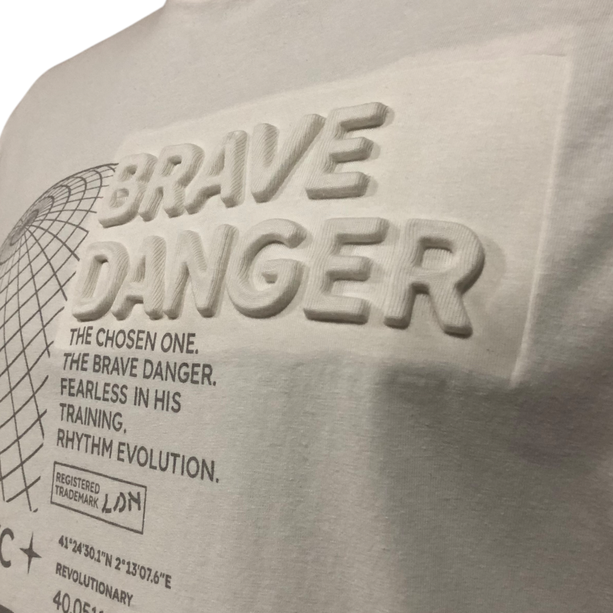 Playera Manga Larga "Brave Danger" Para Caballero LSN