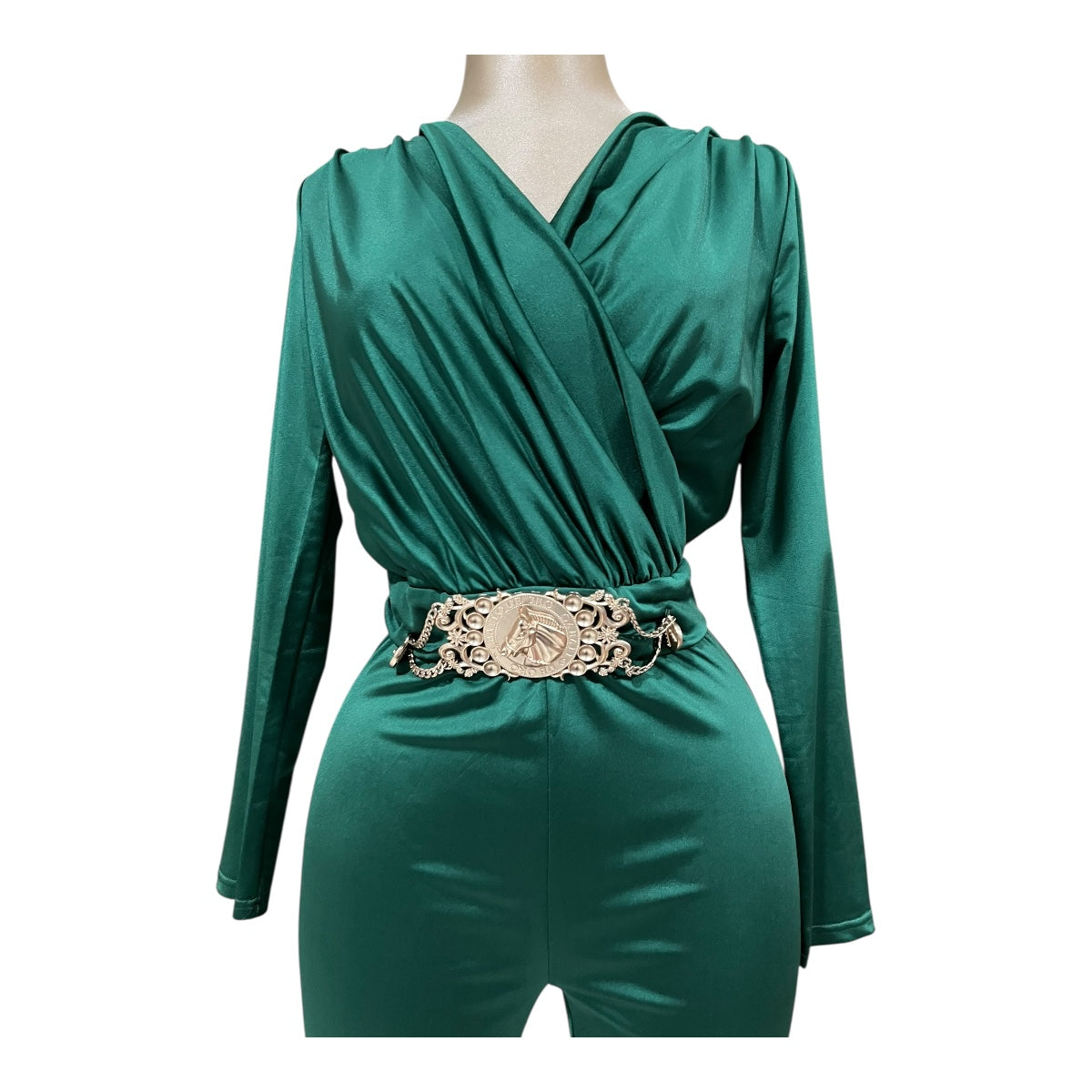 Vestido Largo Palazzo Verde Para Dama THE MOON