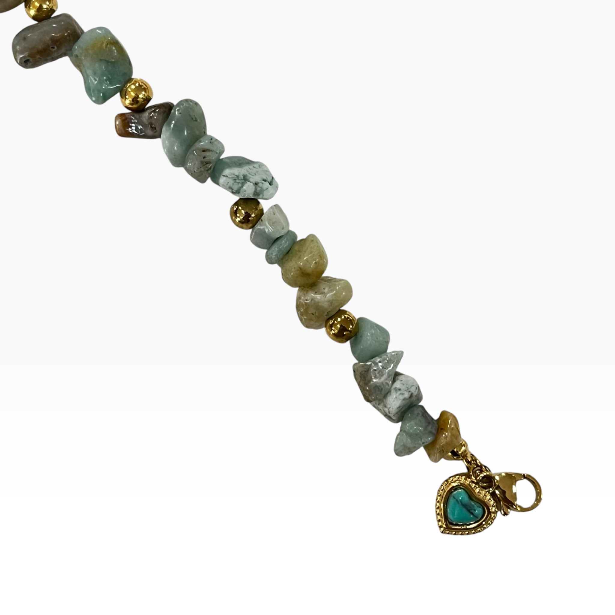 Pulsera Protección De Pidras Natural Ojo Turco