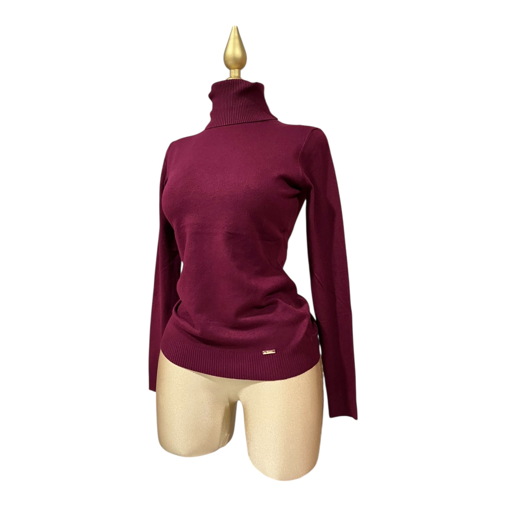 Blusa Vino Cuello De Tortuga Para Dama MUSSI