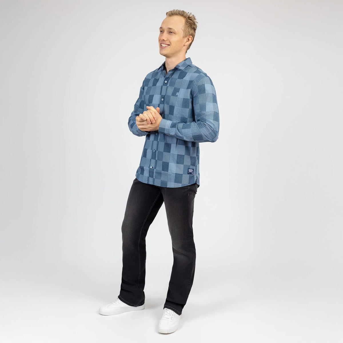 Camisa Manga Larga De Hombre Nautica Jeans