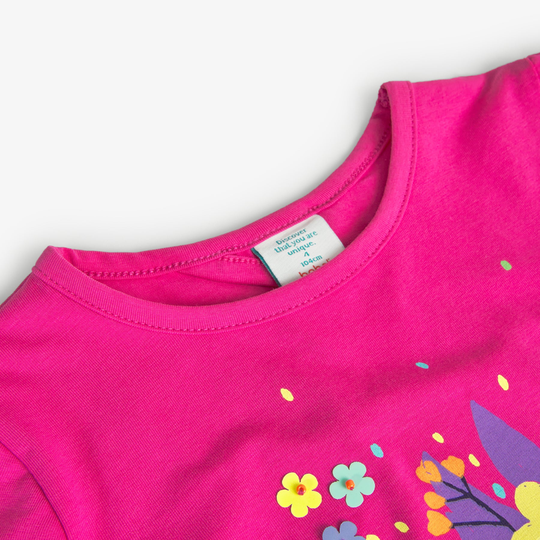 Playera De Punto Elástico Para Niña Color Rosa BOBOLI