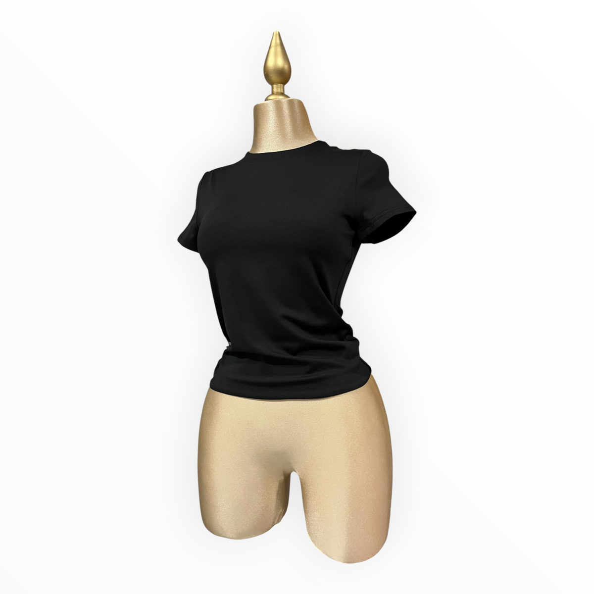 Playera Negra Manga Corta LC